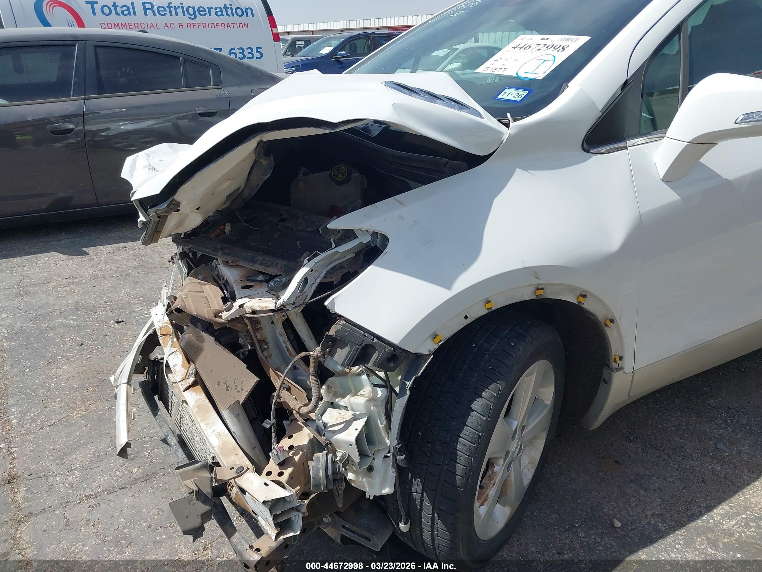 2015 Buick Encore   White vin: KL4CJASBXFB244485