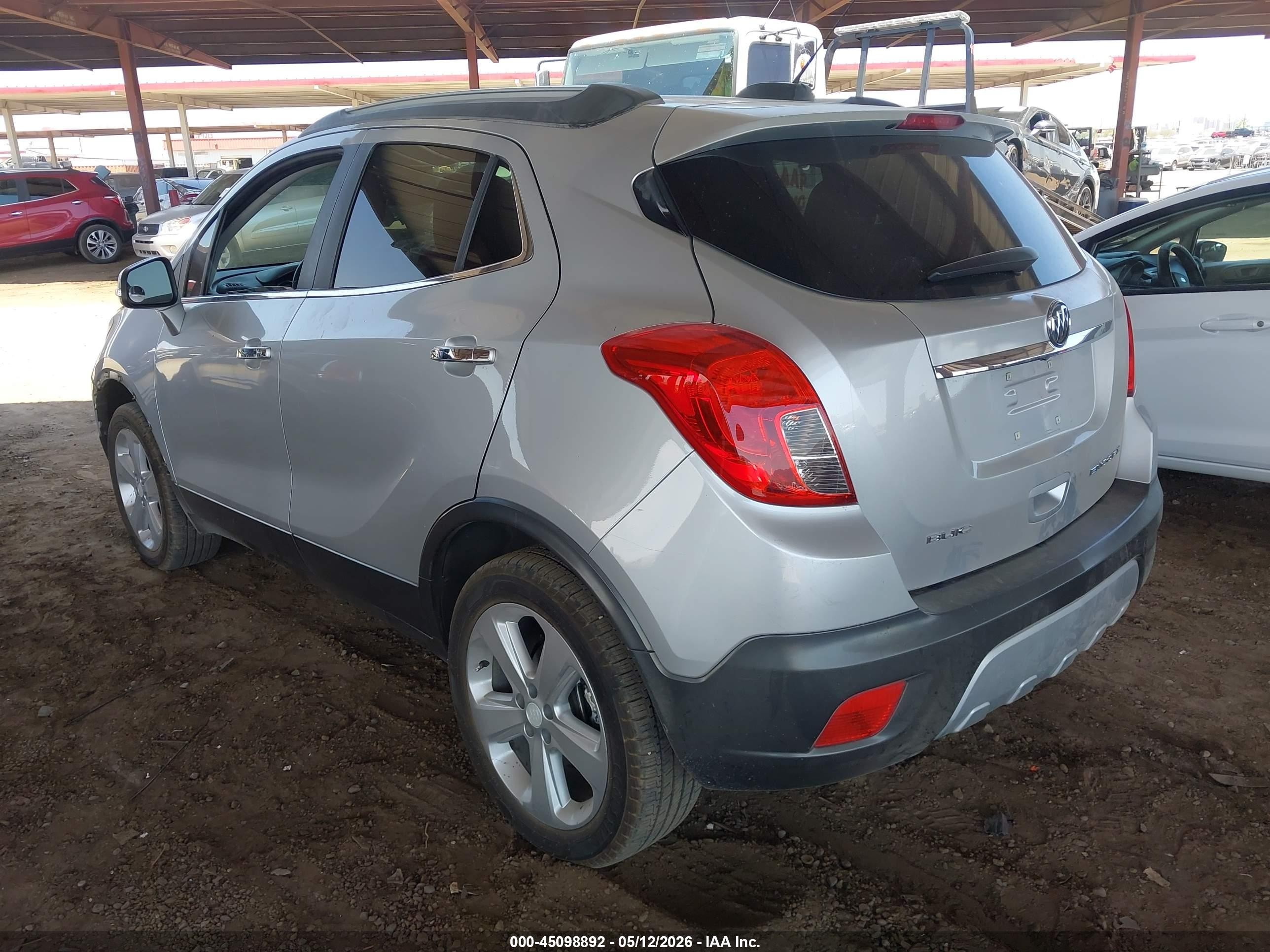 2015 Buick Encore   Серебряный vin: KL4CJASBXFB259620