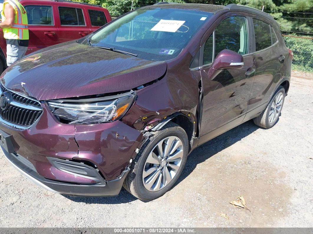 2018 Buick Encore Preferred Purple vin: KL4CJASBXJB565998