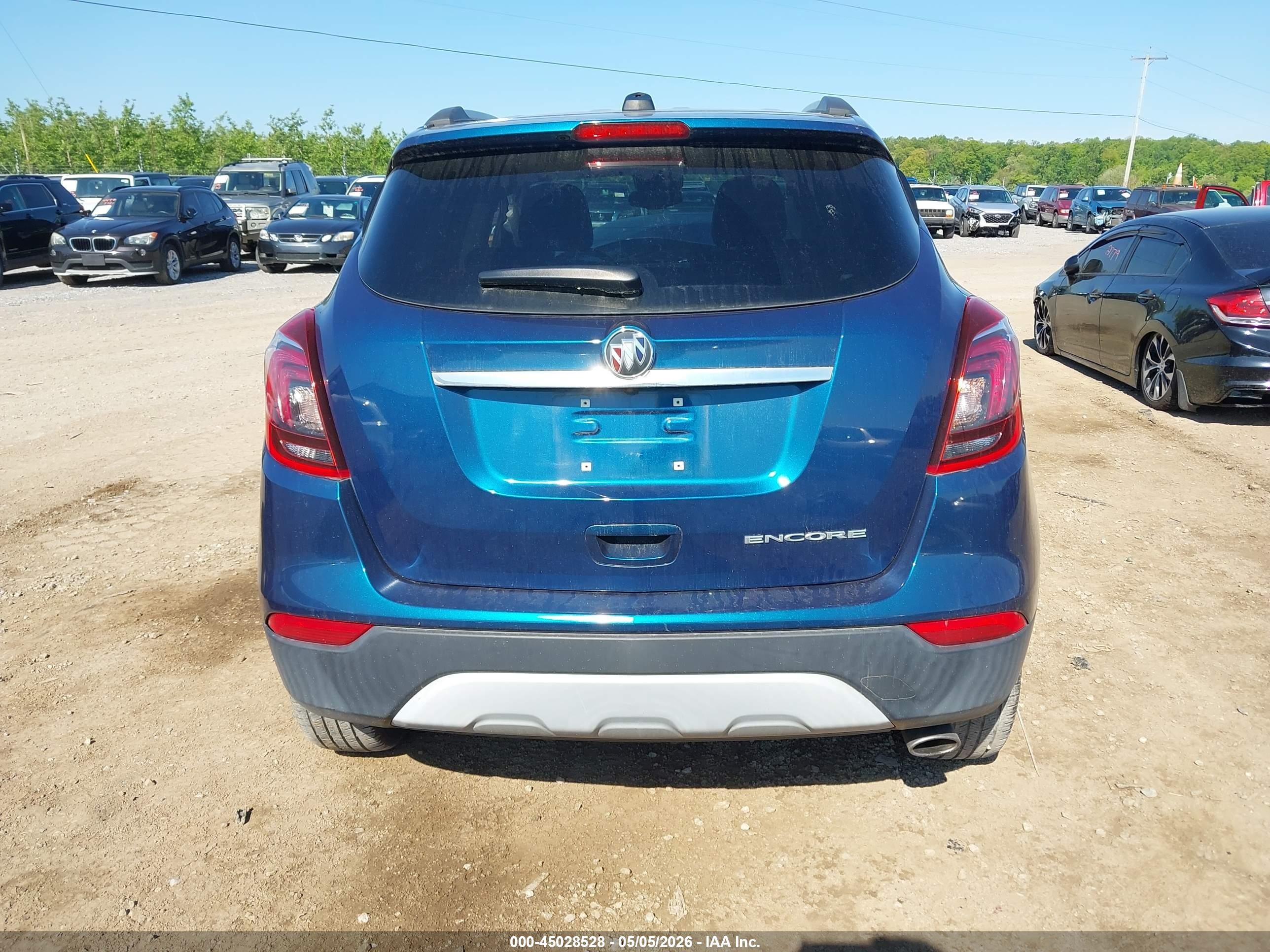 2020 Buick Encore Fwd Preferred Синий vin: KL4CJASBXLB030060