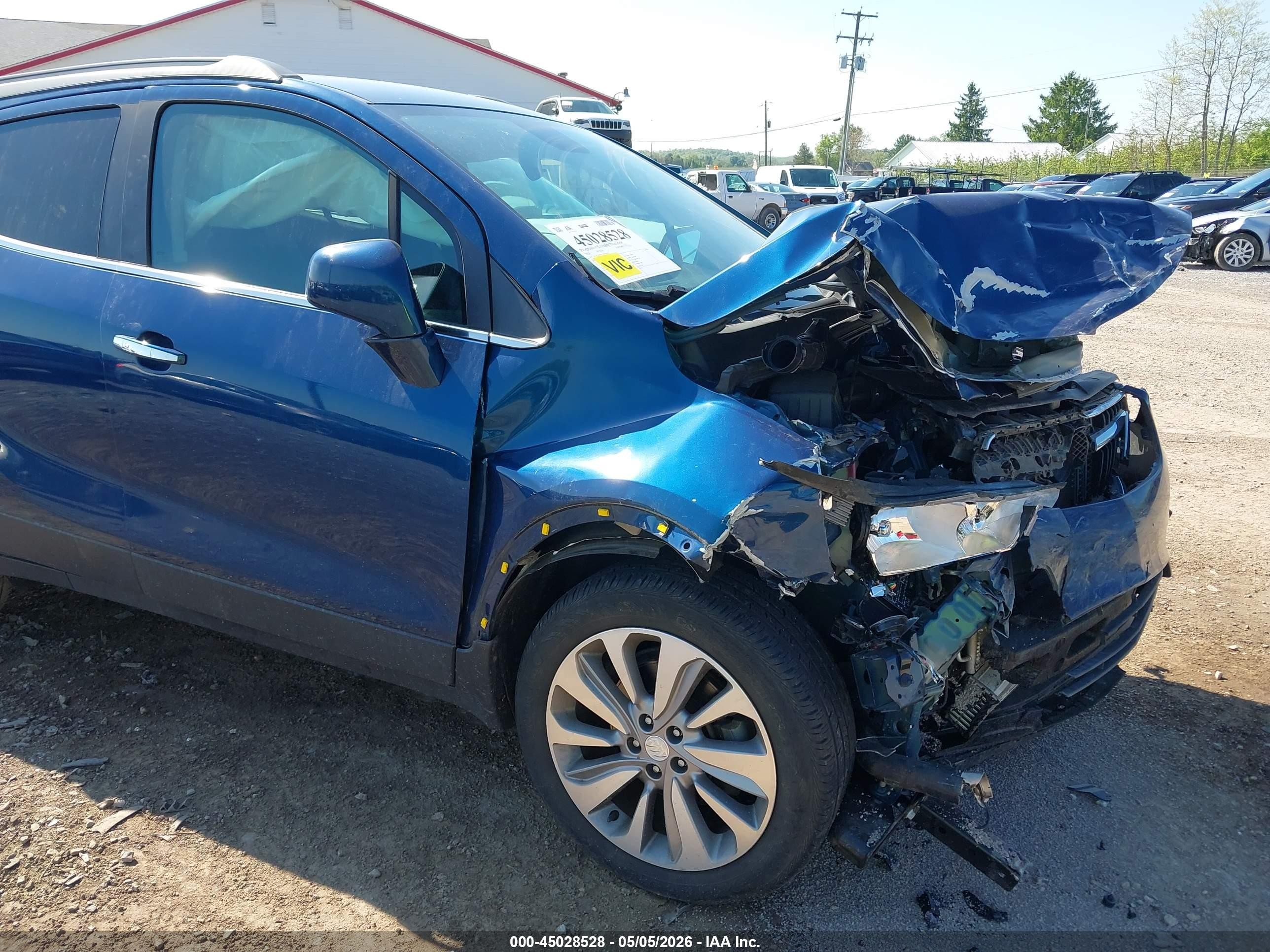 2020 Buick Encore Fwd Preferred Синий vin: KL4CJASBXLB030060