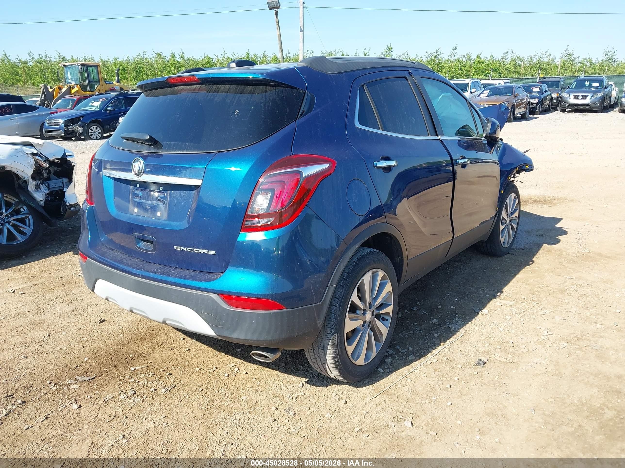 2020 Buick Encore Fwd Preferred Синий vin: KL4CJASBXLB030060