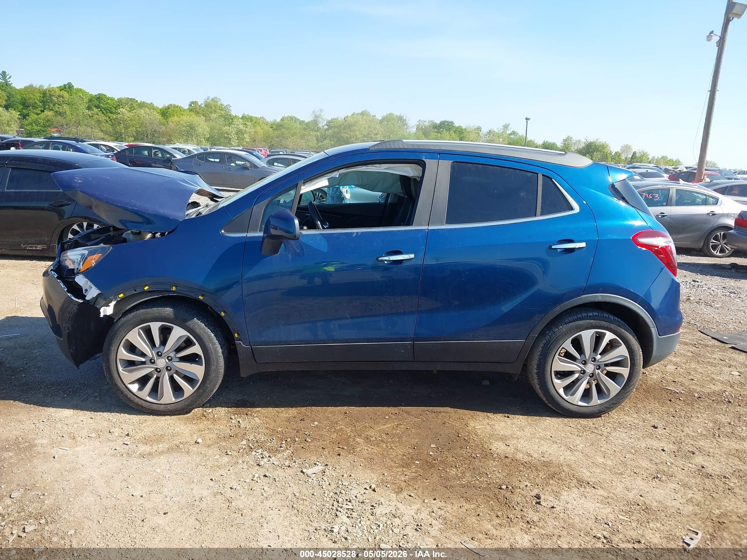 2020 Buick Encore Fwd Preferred Синий vin: KL4CJASBXLB030060