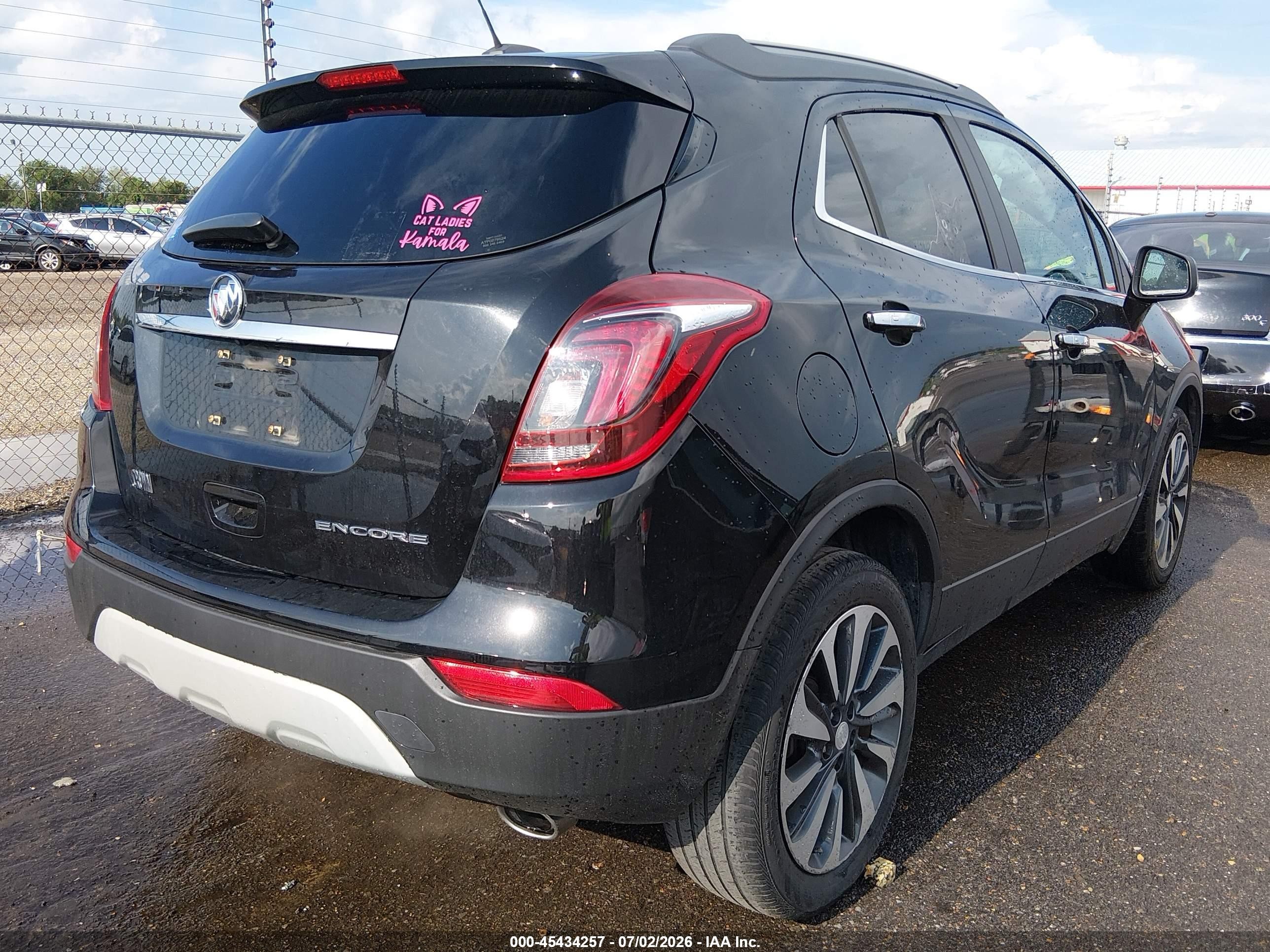 2022 Buick Encore Fwd Preferred Black vin: KL4CJASM0NB501539