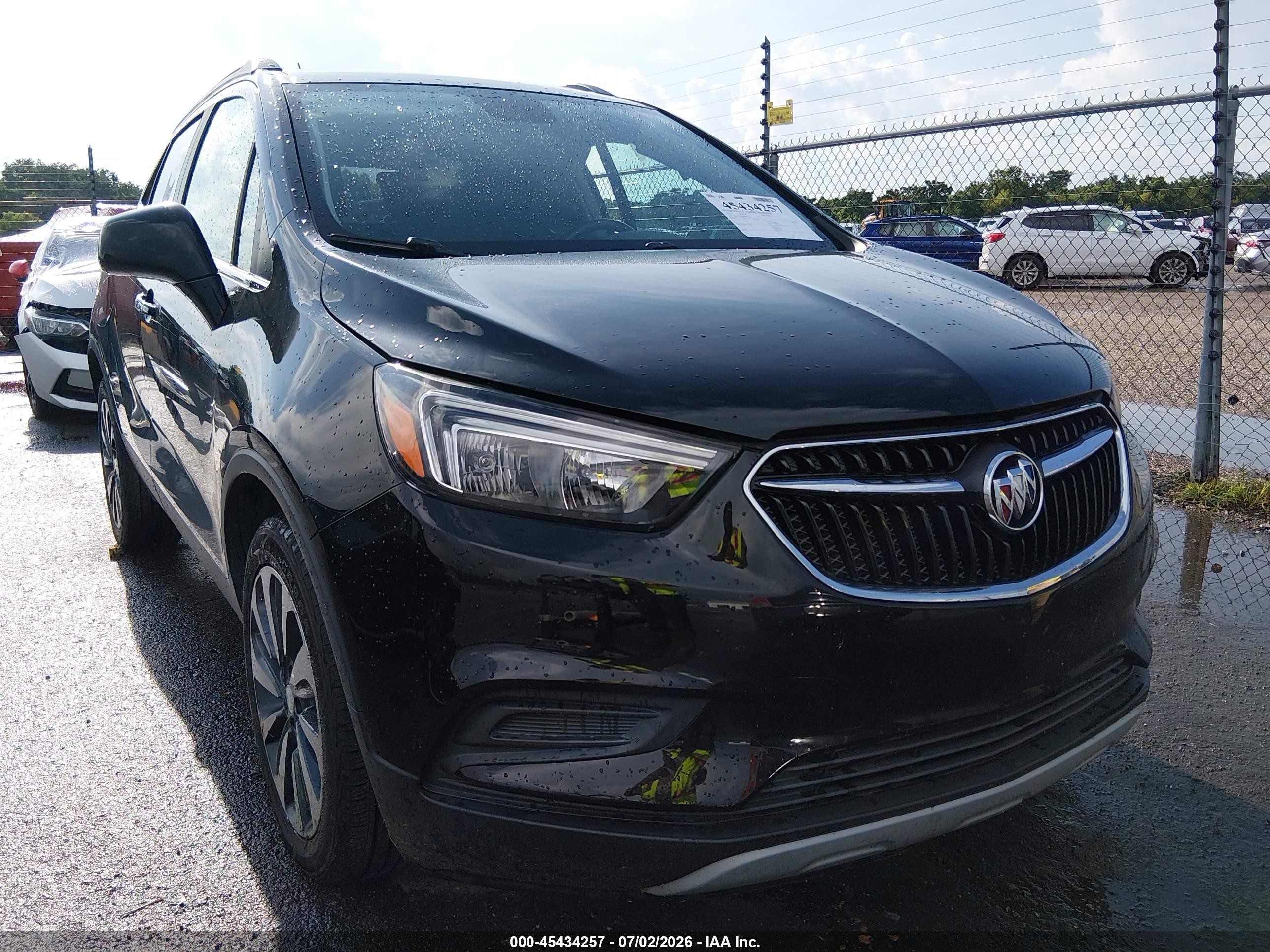 2022 Buick Encore Fwd Preferred Black vin: KL4CJASM0NB501539