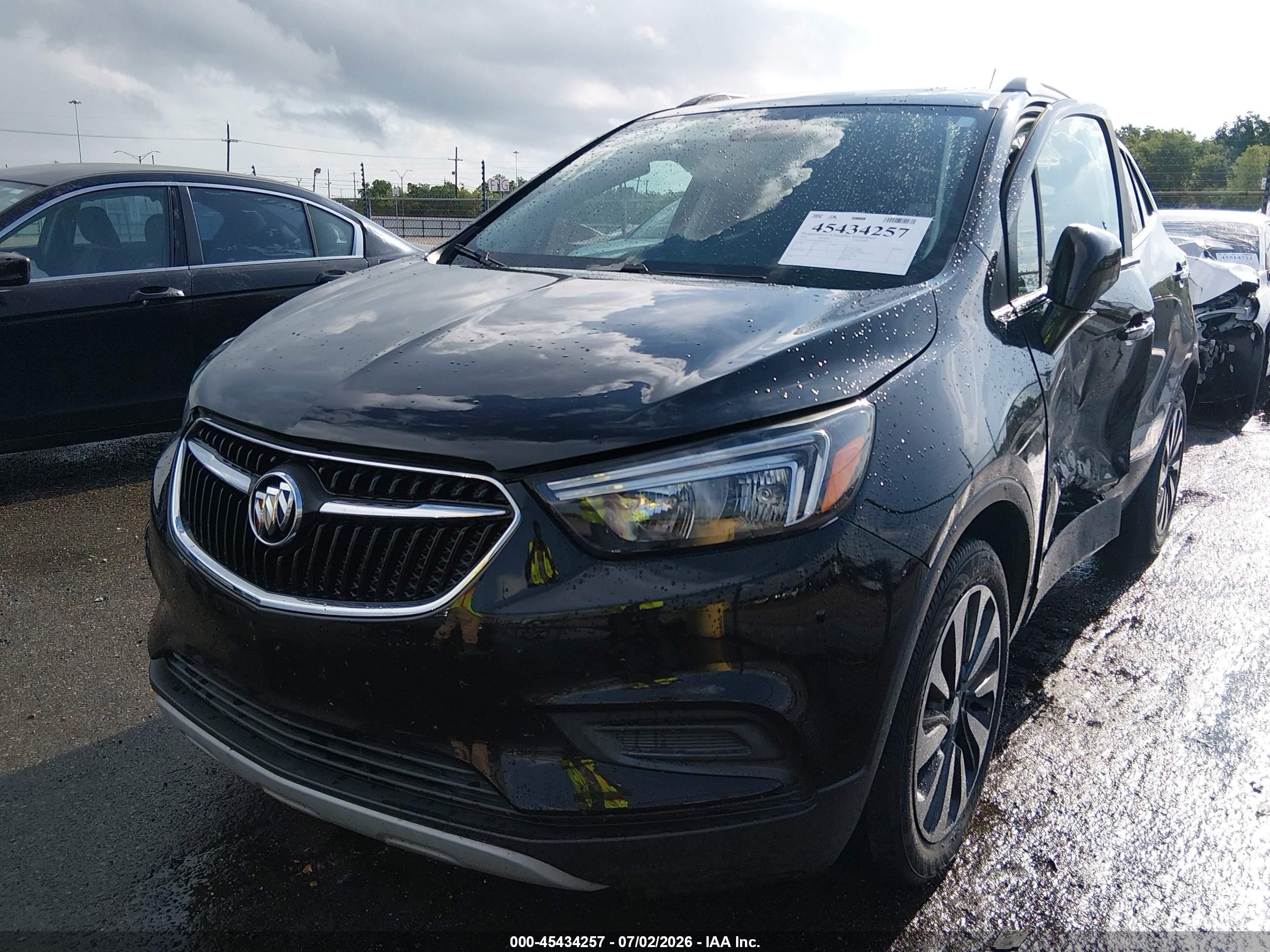 2022 Buick Encore Fwd Preferred Black vin: KL4CJASM0NB501539