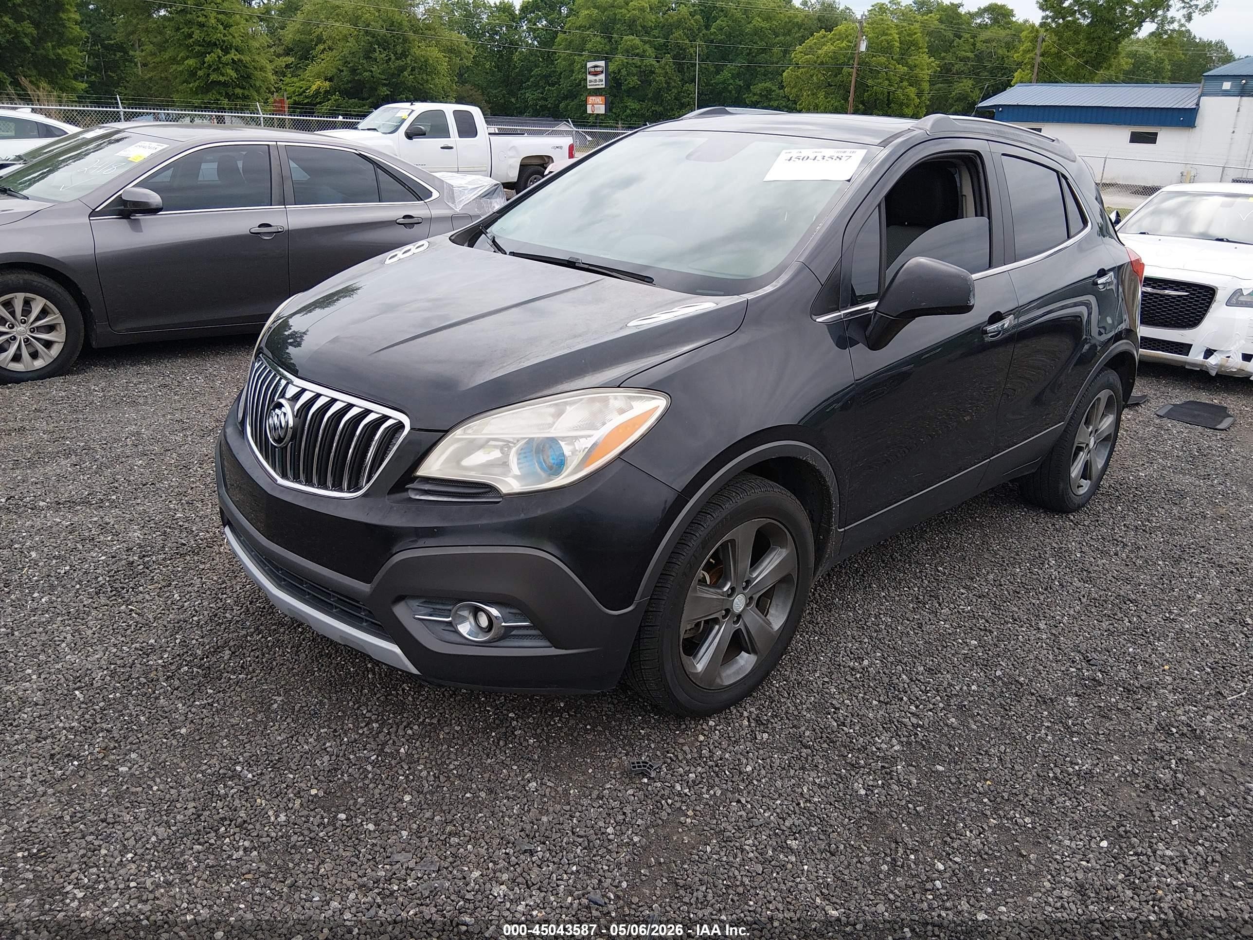 2013 Buick Encore Convenience Черный vin: KL4CJBSB0DB058750