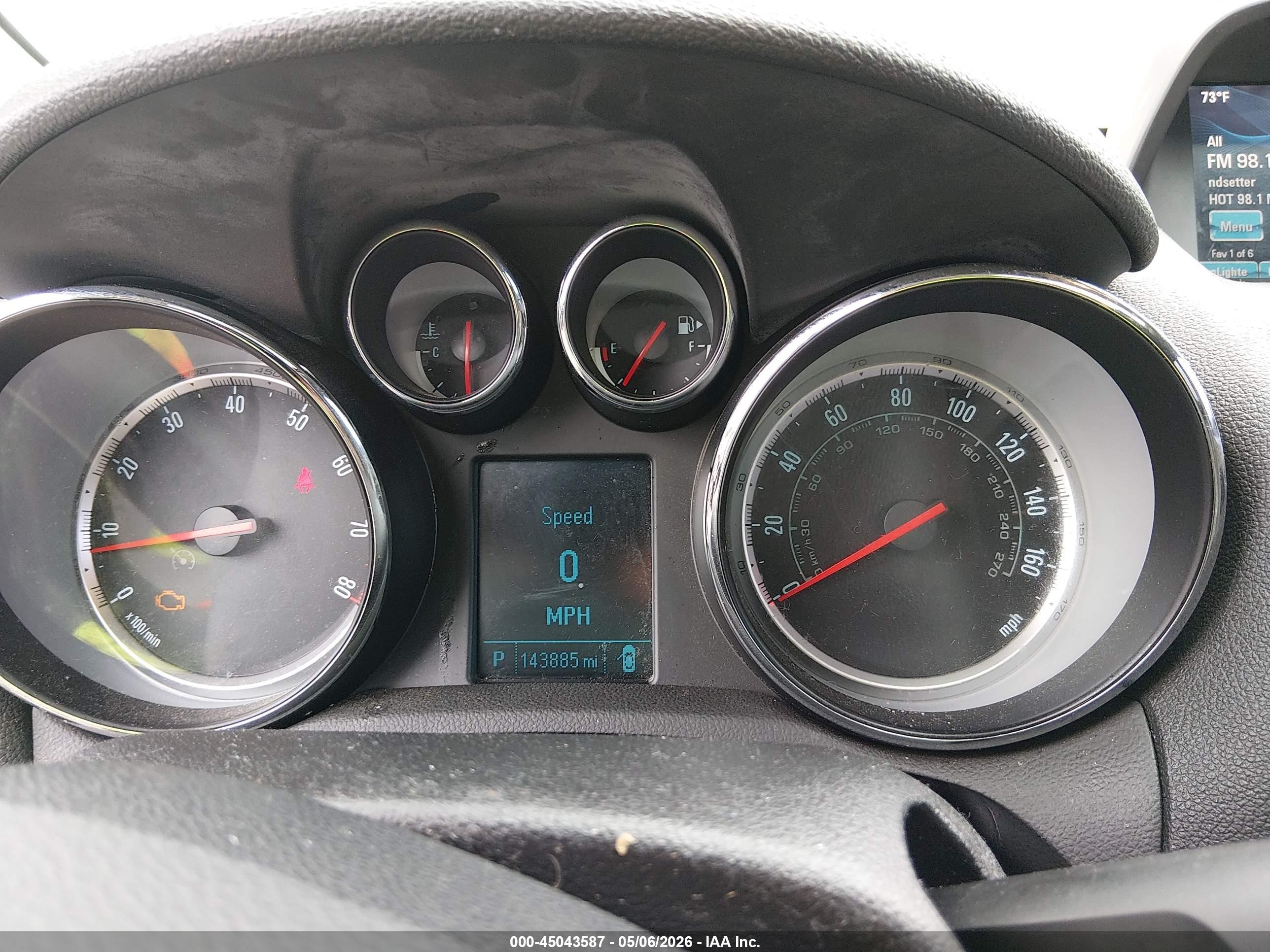 2013 Buick Encore Convenience Черный vin: KL4CJBSB0DB058750