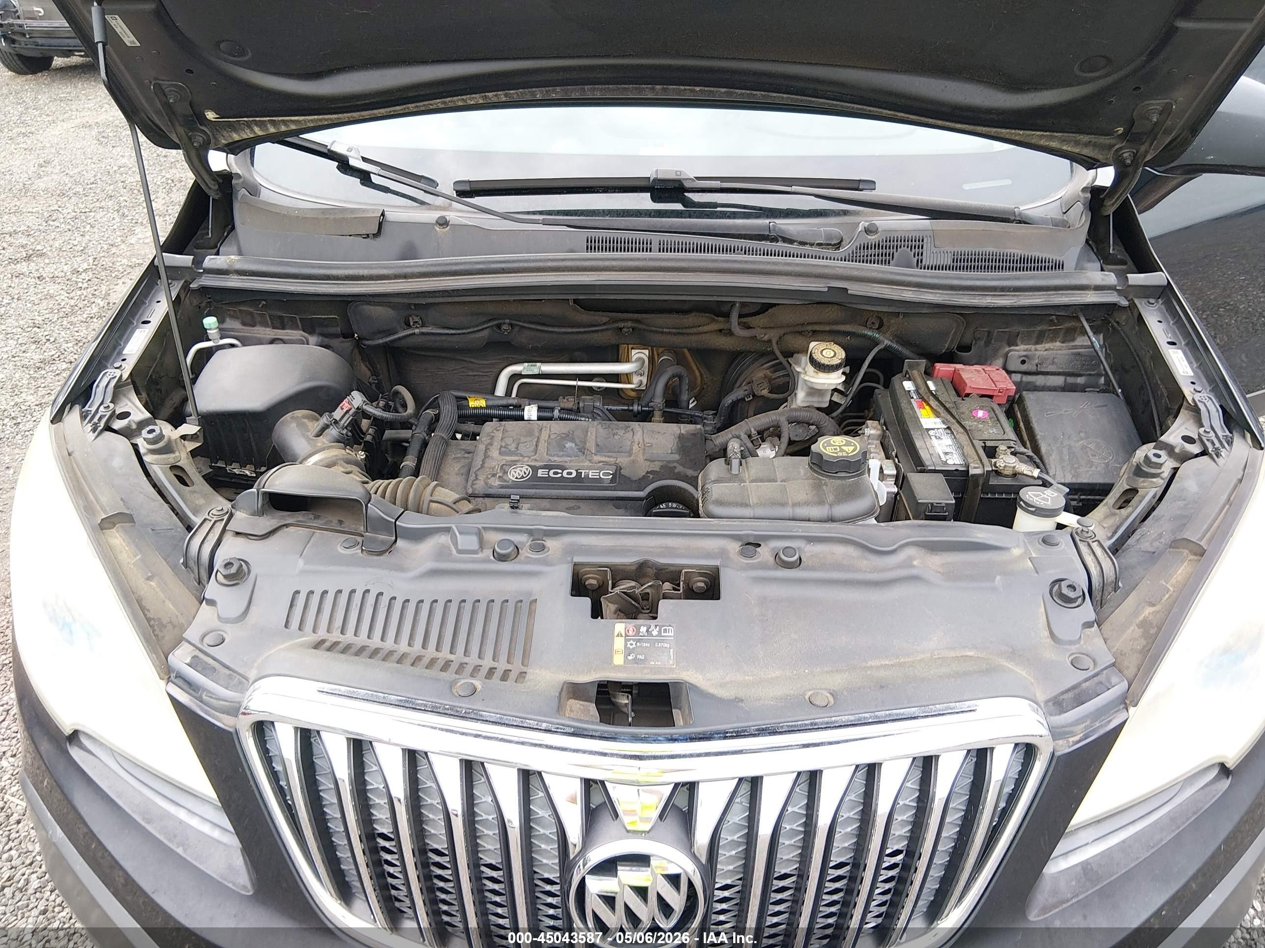 2013 Buick Encore Convenience Черный vin: KL4CJBSB0DB058750