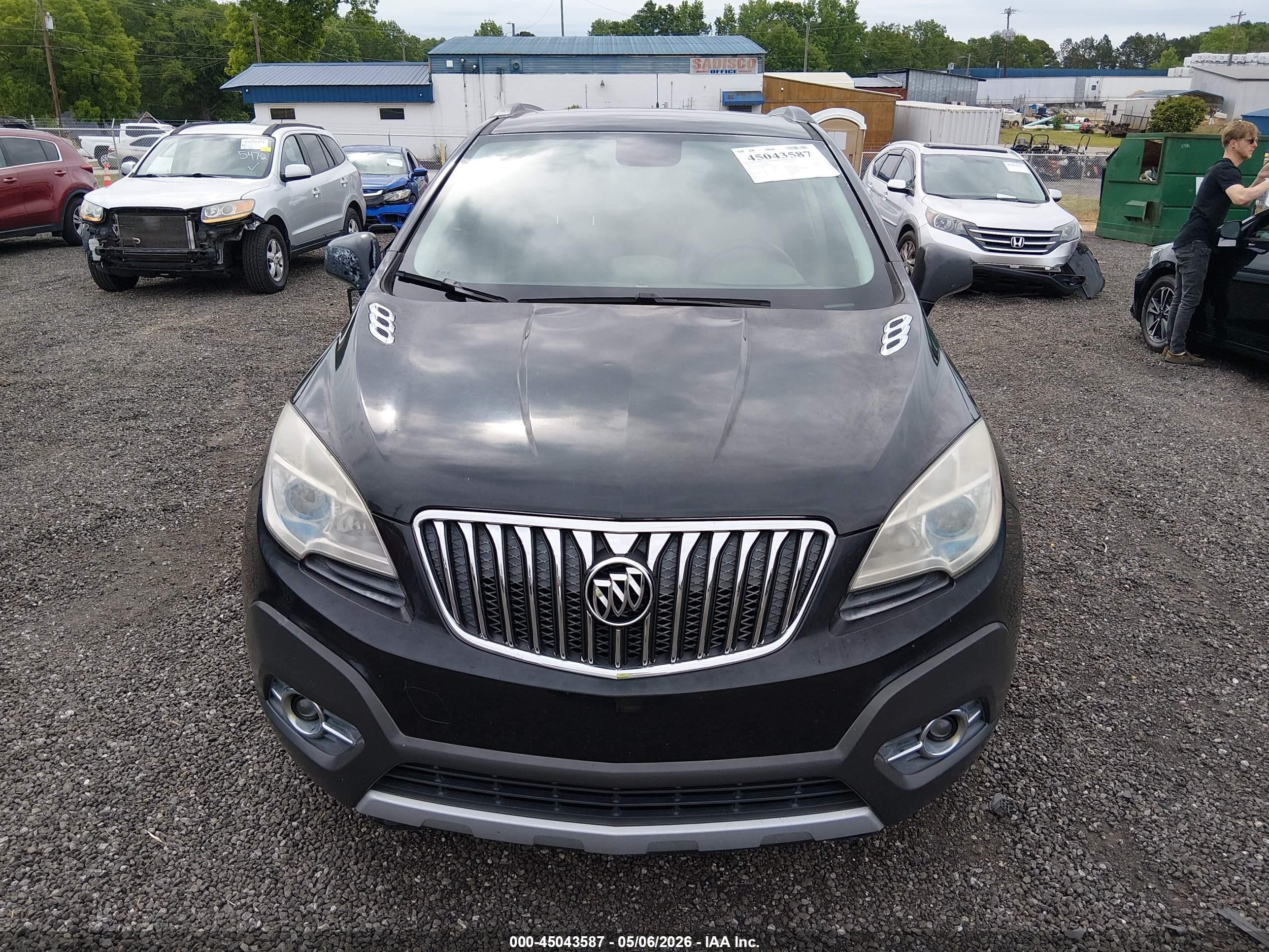 2013 Buick Encore Convenience Черный vin: KL4CJBSB0DB058750