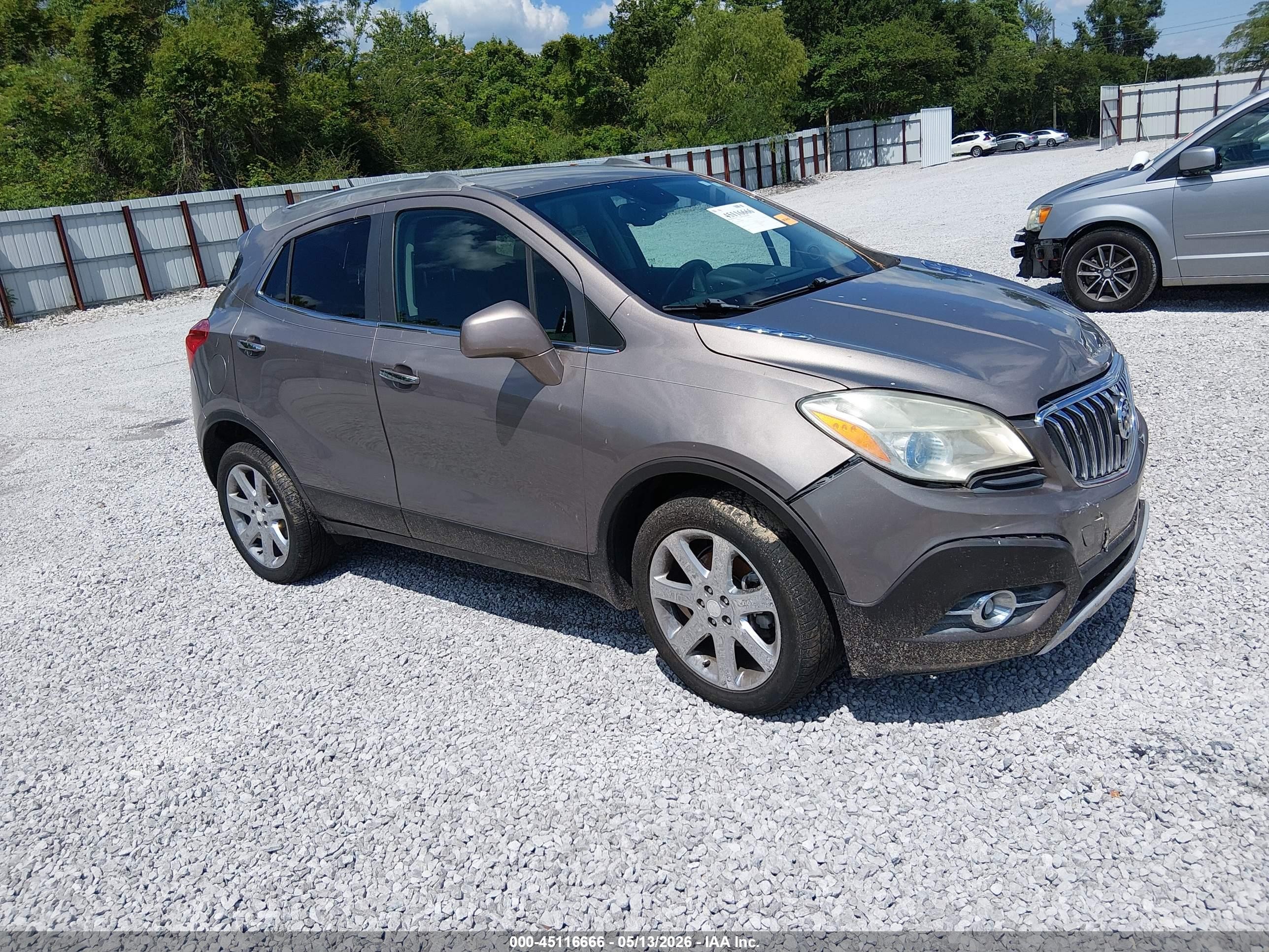 2013 Buick Encore Convenience Brown vin: KL4CJBSB0DB184977