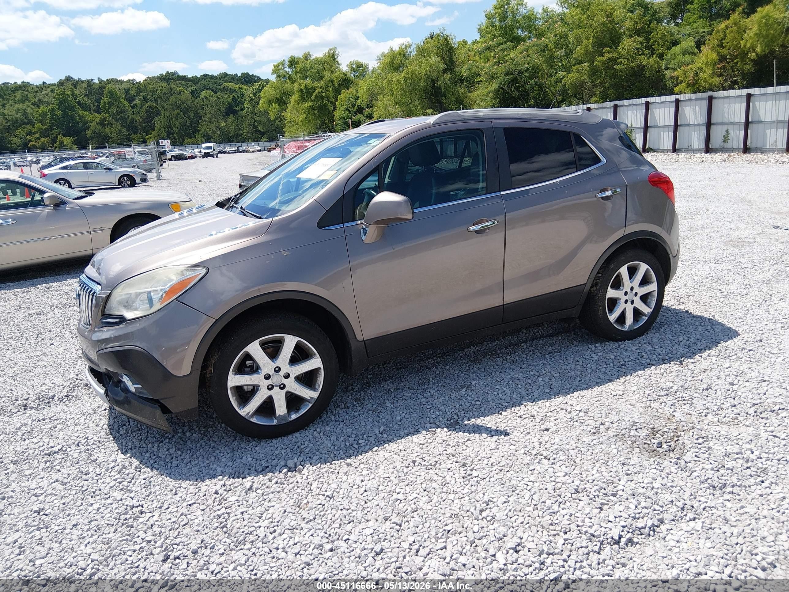 2013 Buick Encore Convenience Brown vin: KL4CJBSB0DB184977