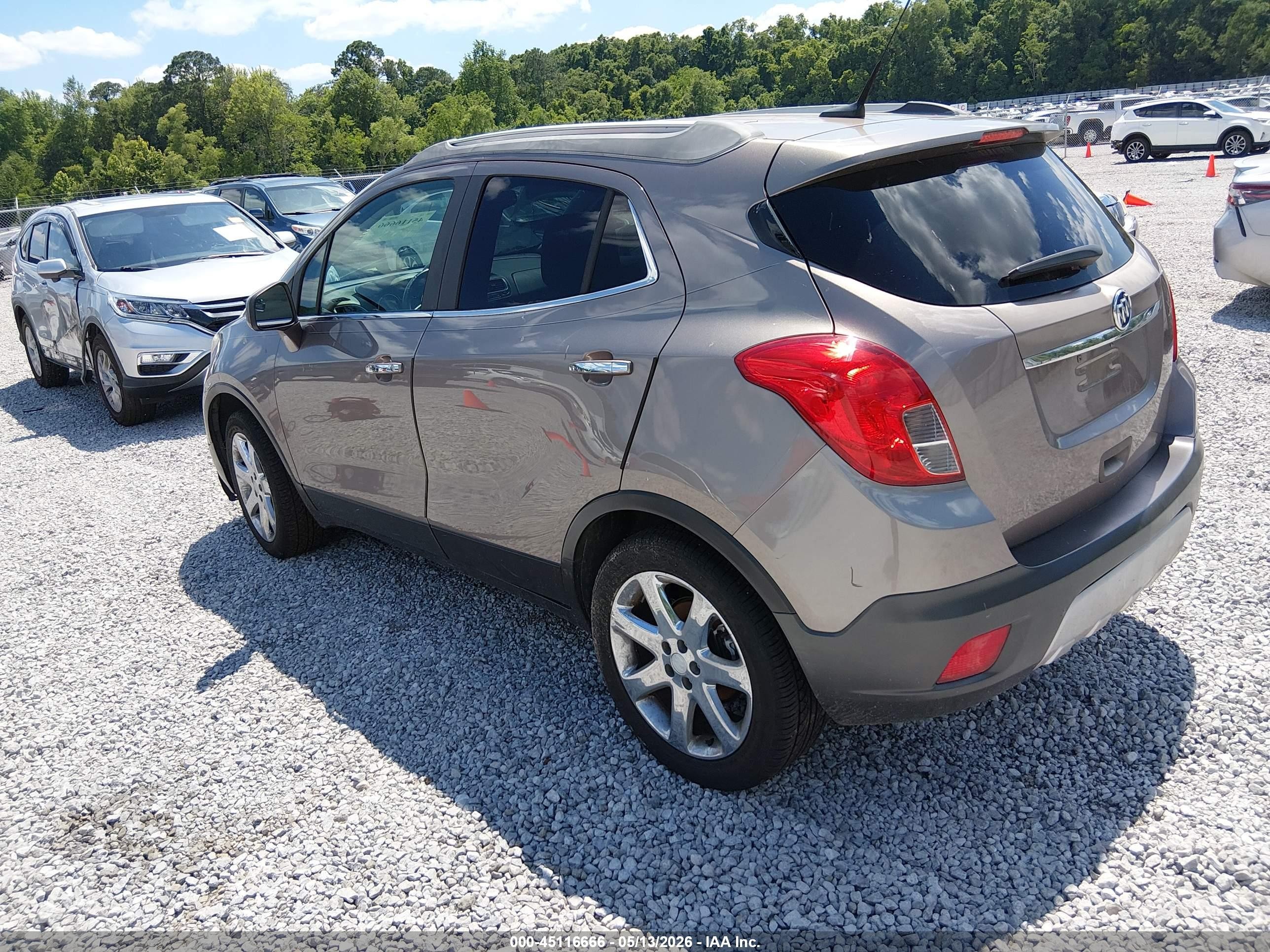 2013 Buick Encore Convenience Brown vin: KL4CJBSB0DB184977