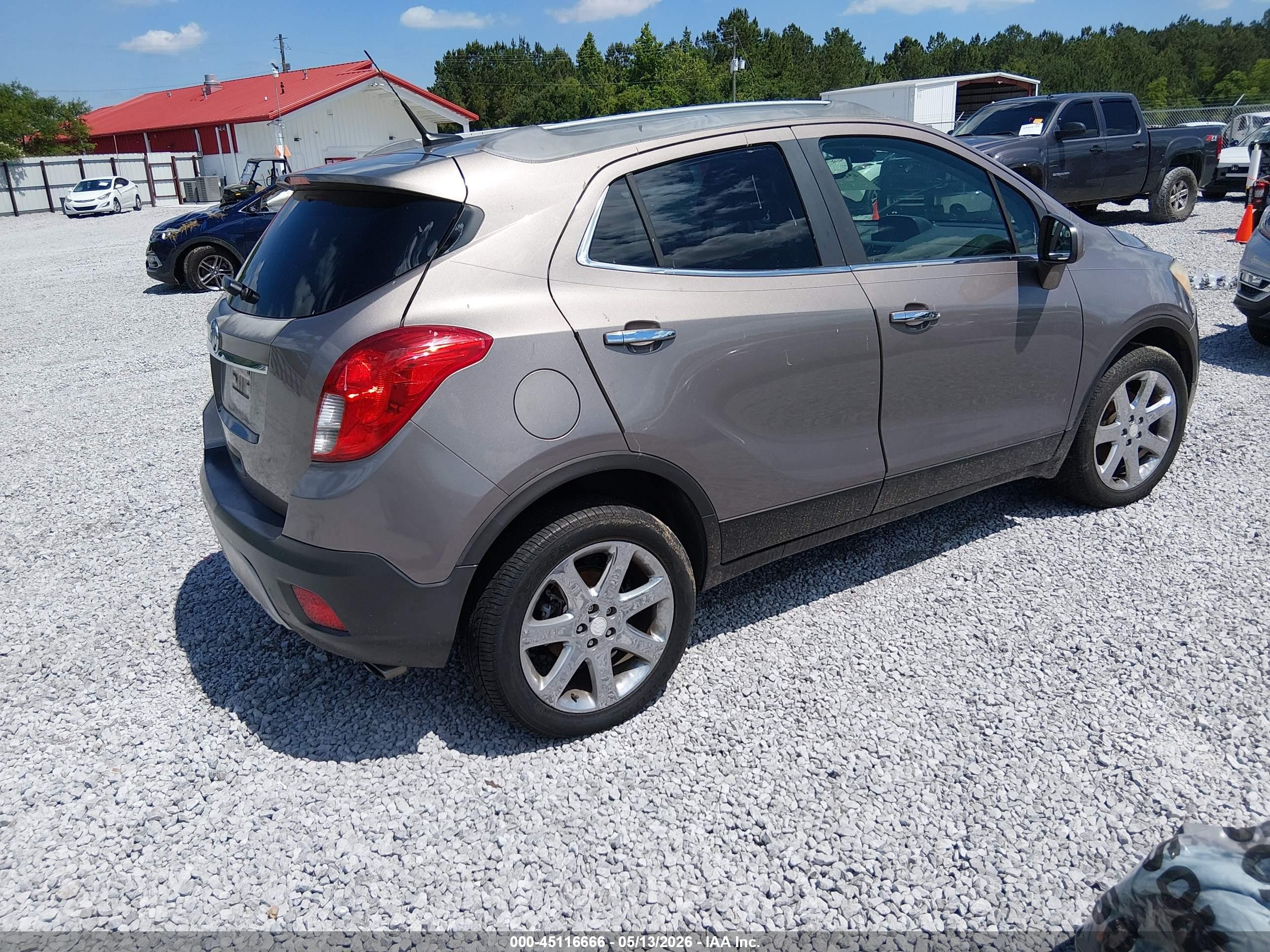 2013 Buick Encore Convenience Brown vin: KL4CJBSB0DB184977