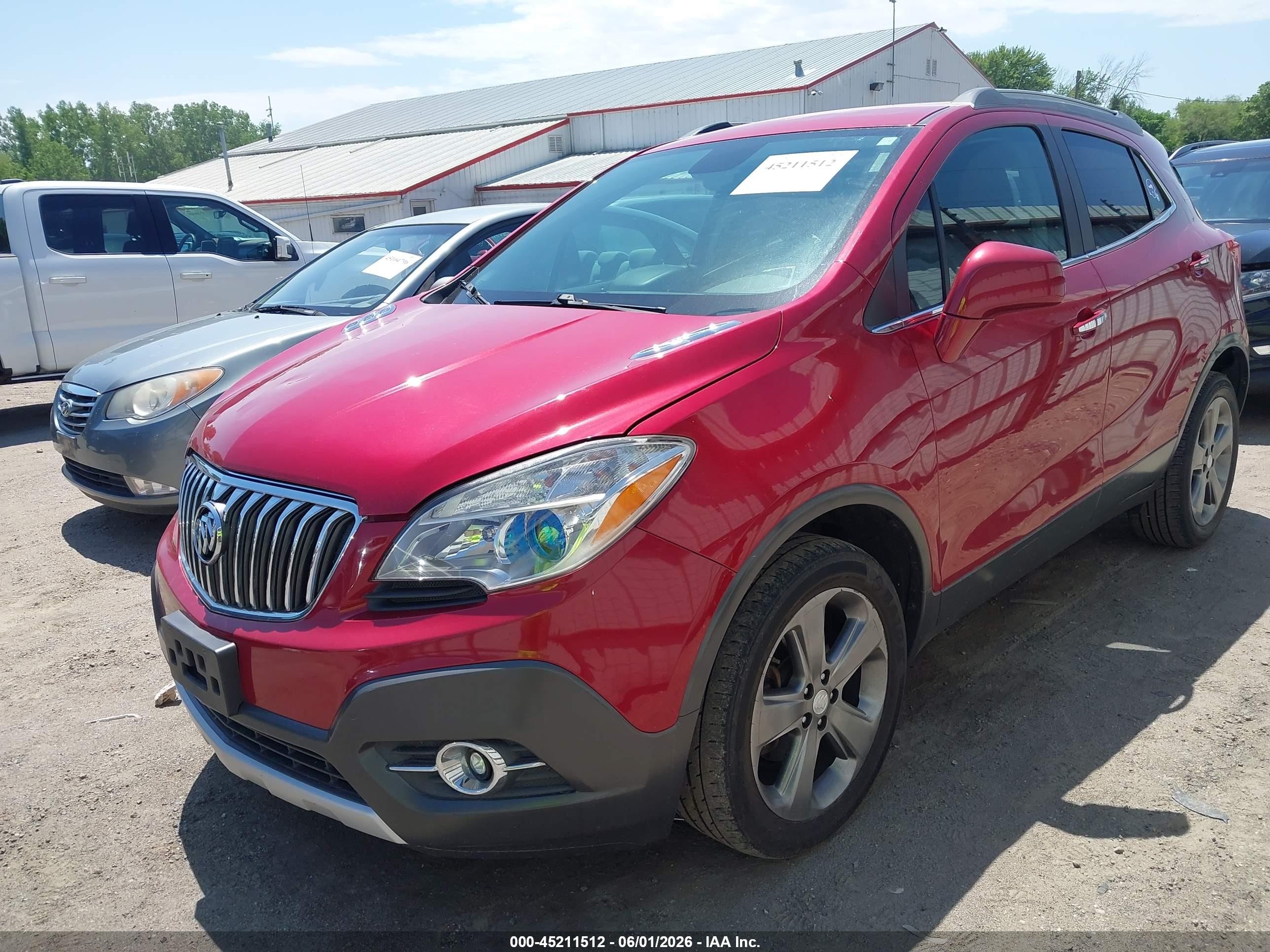 2013 Buick Encore Convenience Красный vin: KL4CJBSB0DB211711