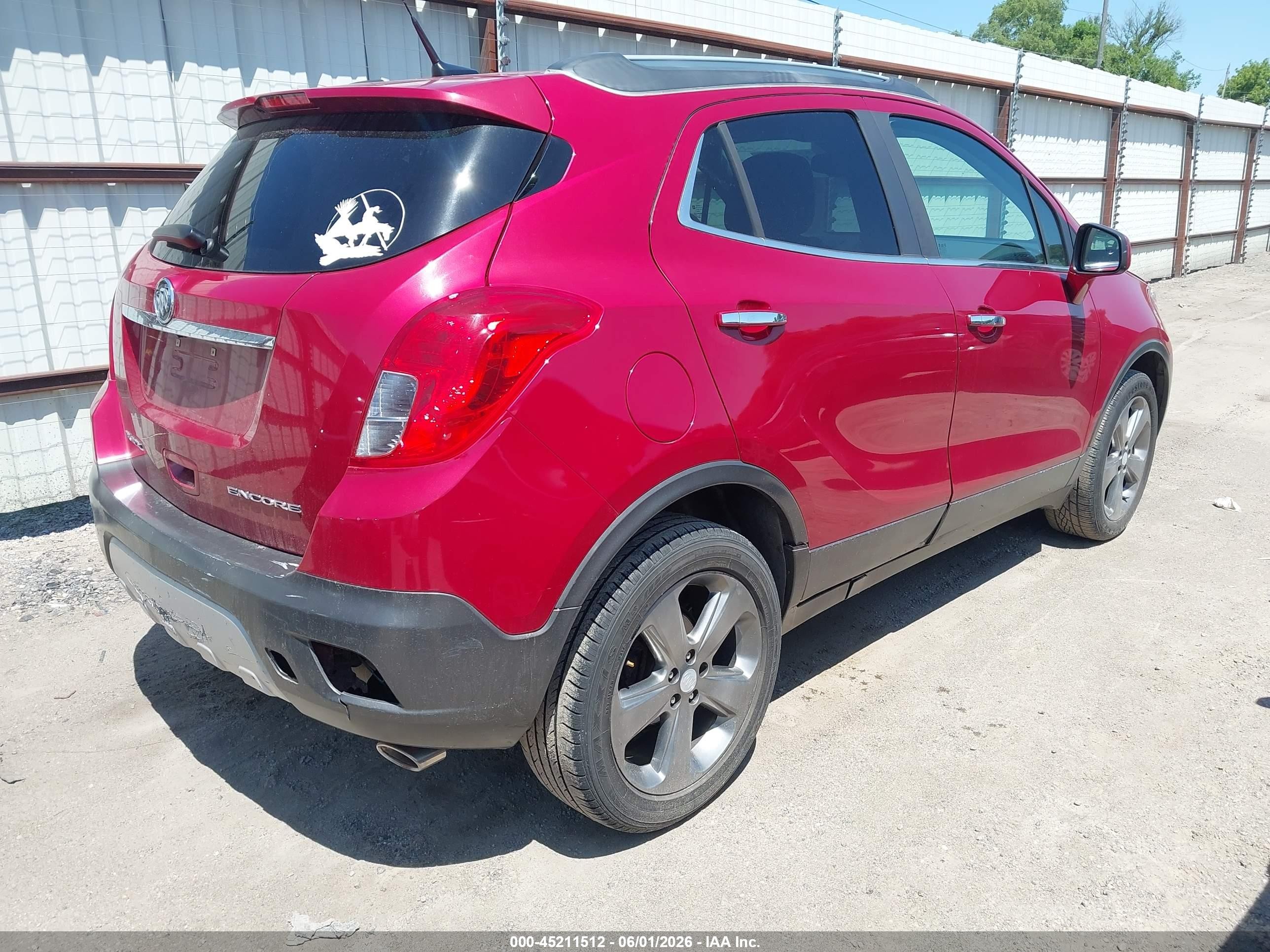 2013 Buick Encore Convenience Красный vin: KL4CJBSB0DB211711