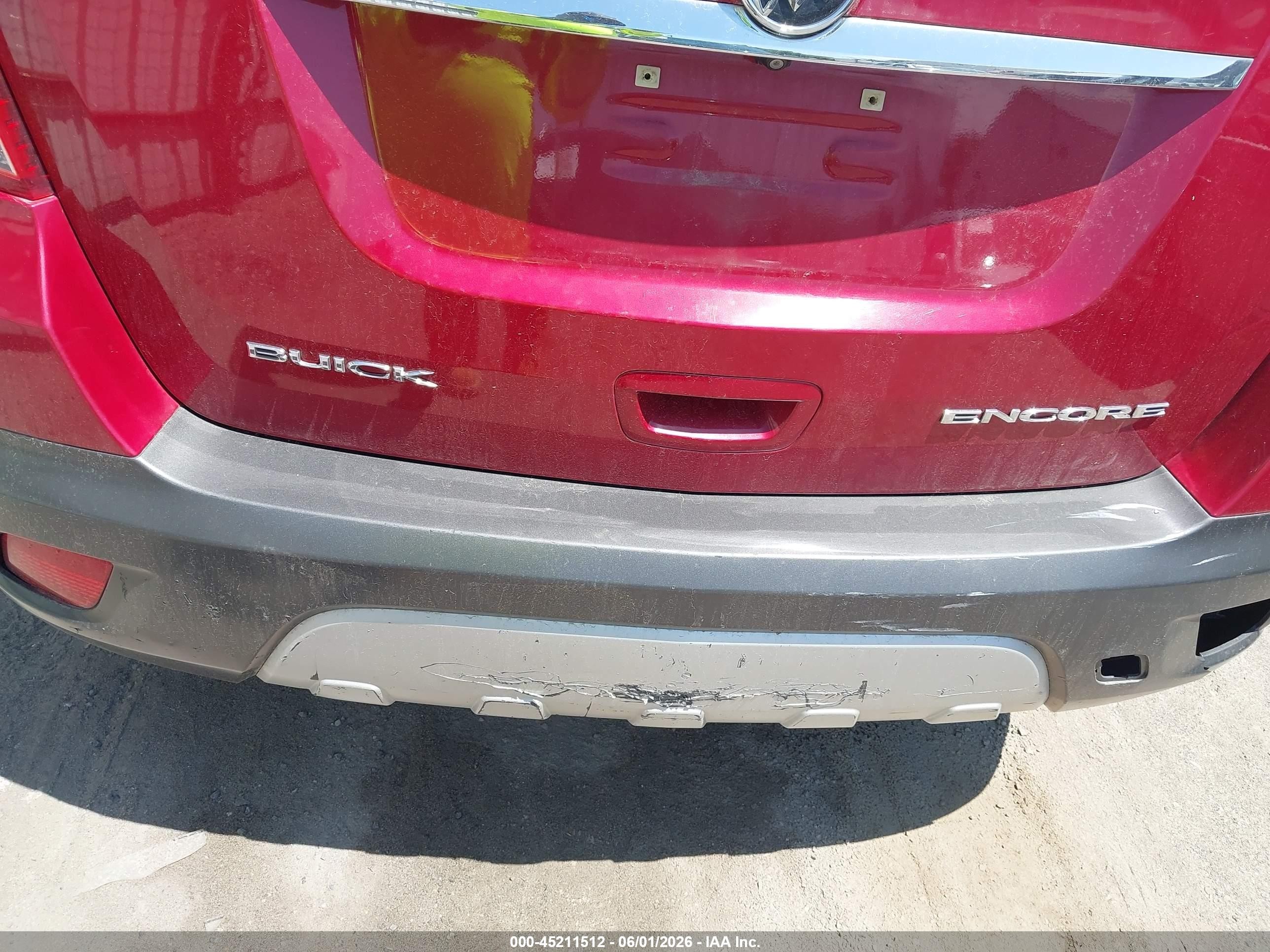 2013 Buick Encore Convenience Красный vin: KL4CJBSB0DB211711