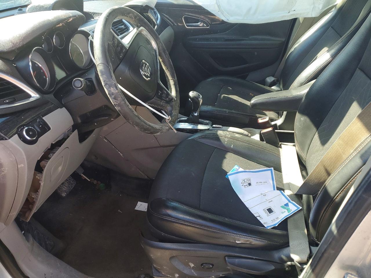2014 Buic Encore Convenience Silver vin: KL4CJBSB0EB574348