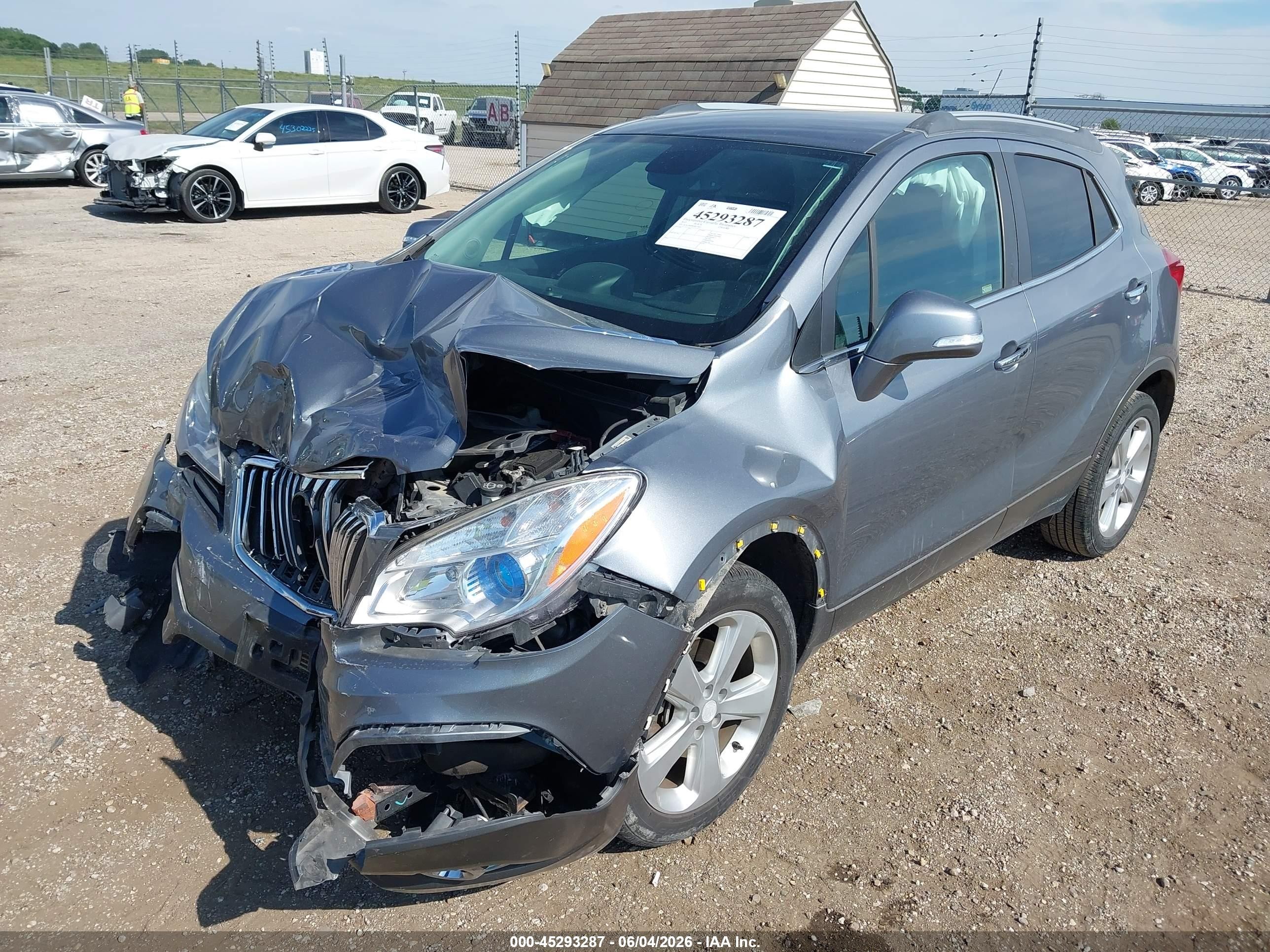 2015 Buick Encore Convenience Gray vin: KL4CJBSB0FB133661