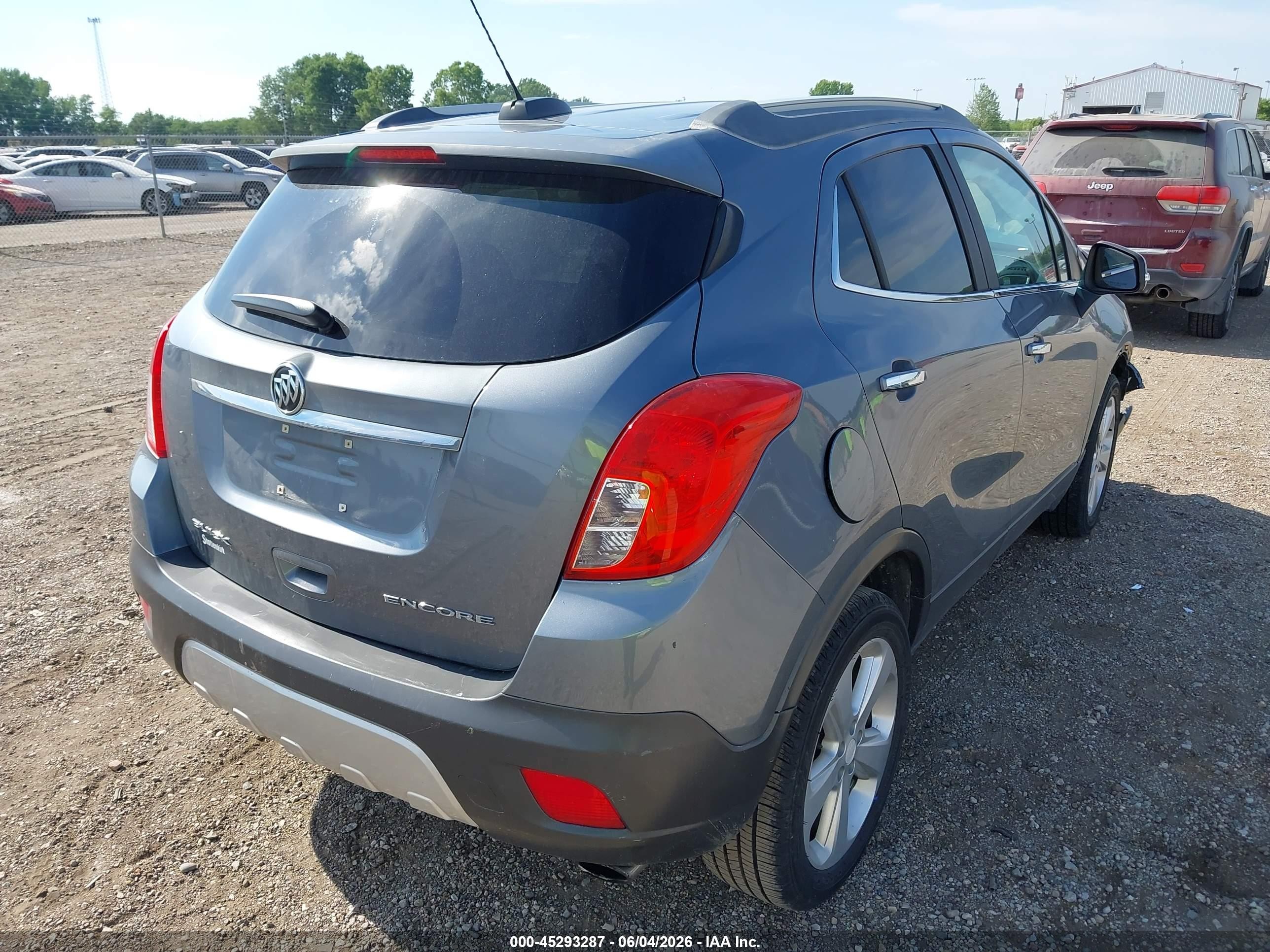 2015 Buick Encore Convenience Gray vin: KL4CJBSB0FB133661
