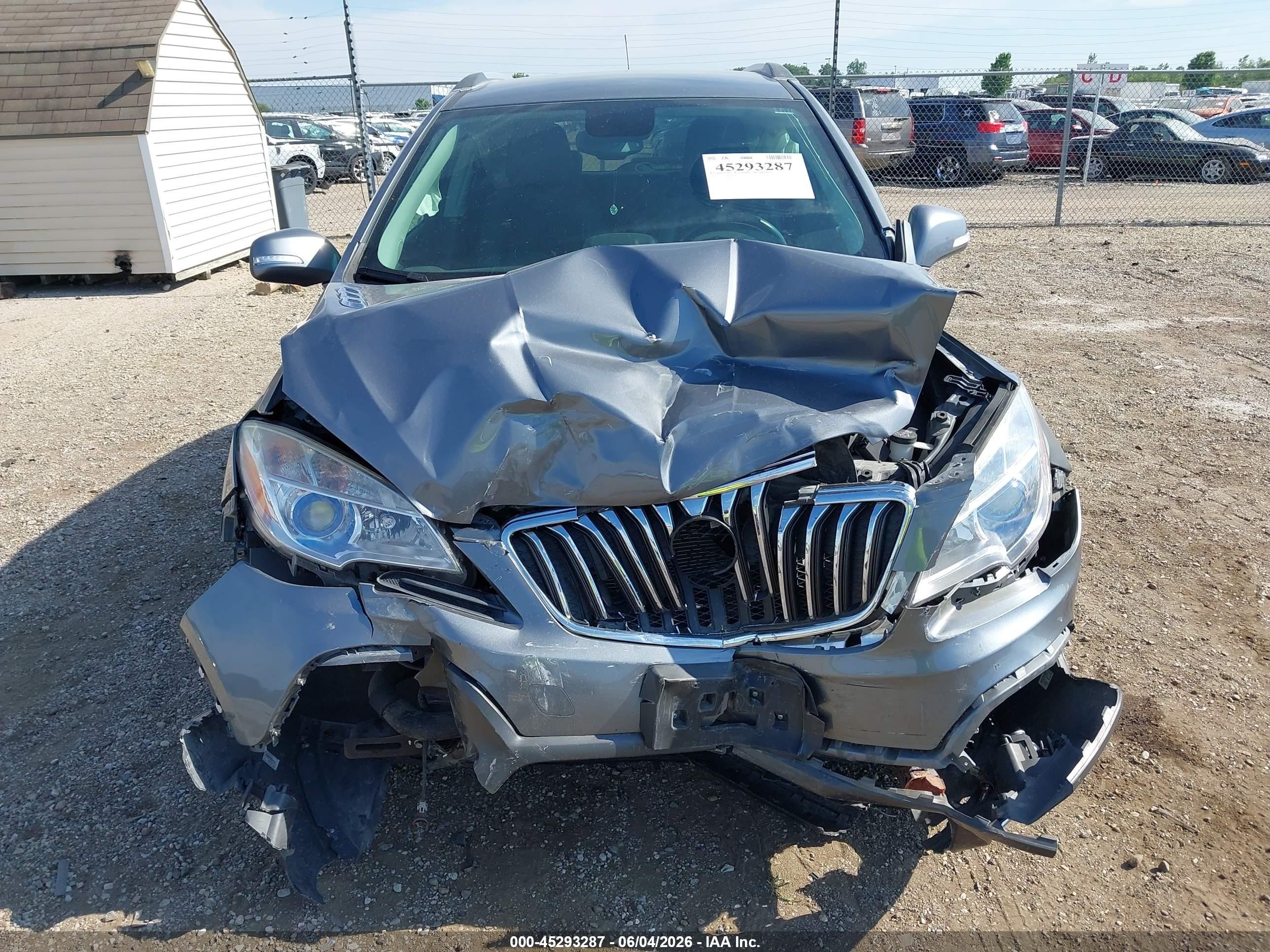 2015 Buick Encore Convenience Gray vin: KL4CJBSB0FB133661