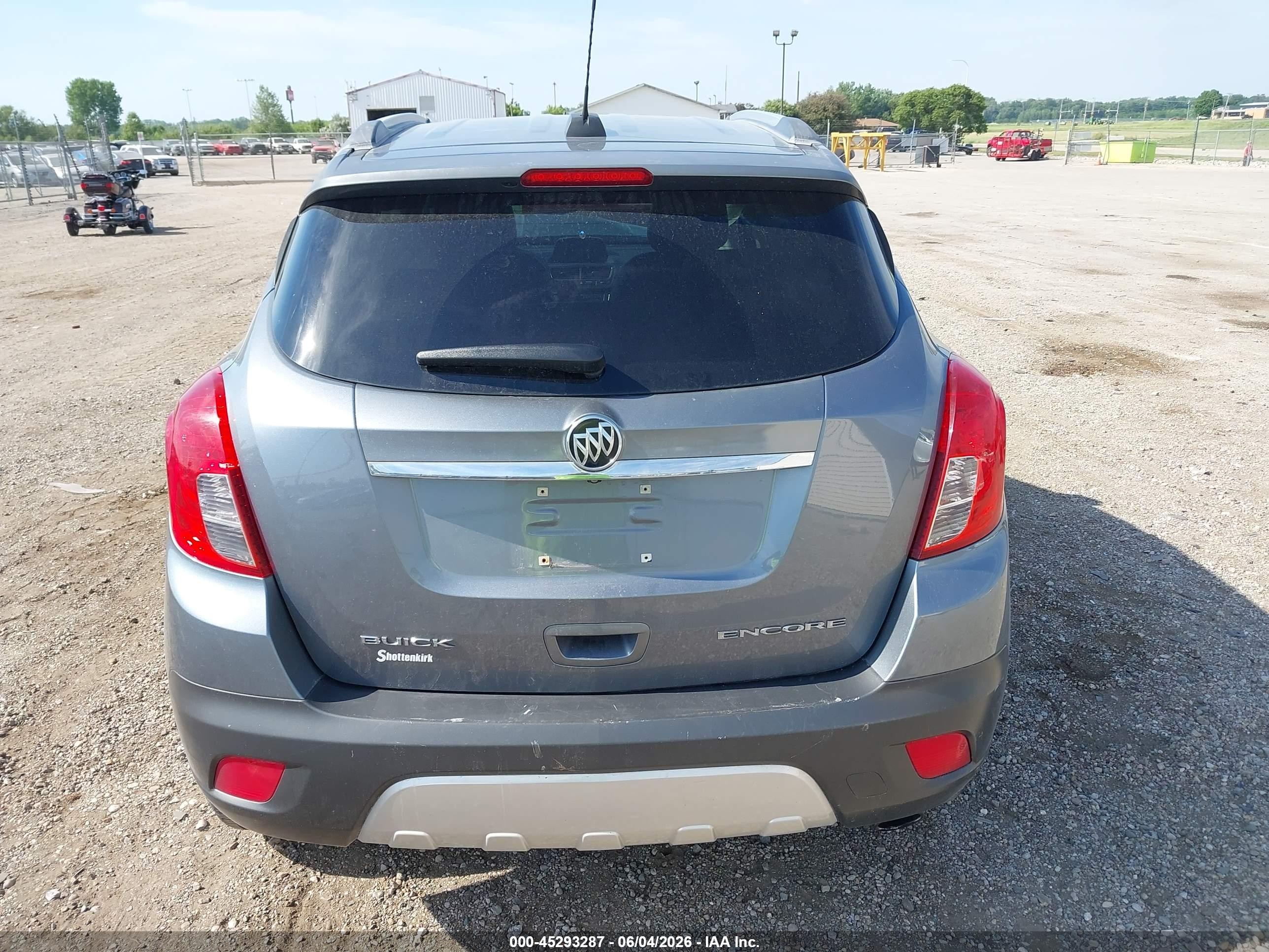 2015 Buick Encore Convenience Gray vin: KL4CJBSB0FB133661