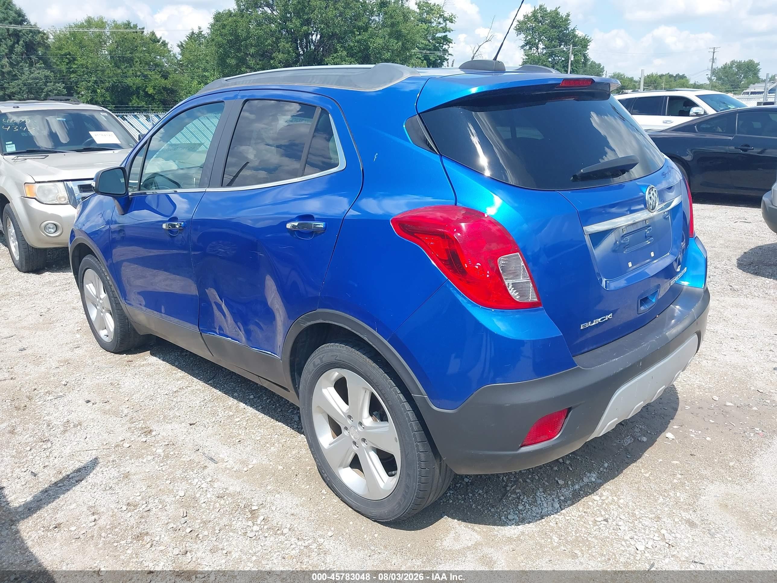 2015 Buick Encore Convenience Blue vin: KL4CJBSB0FB172945