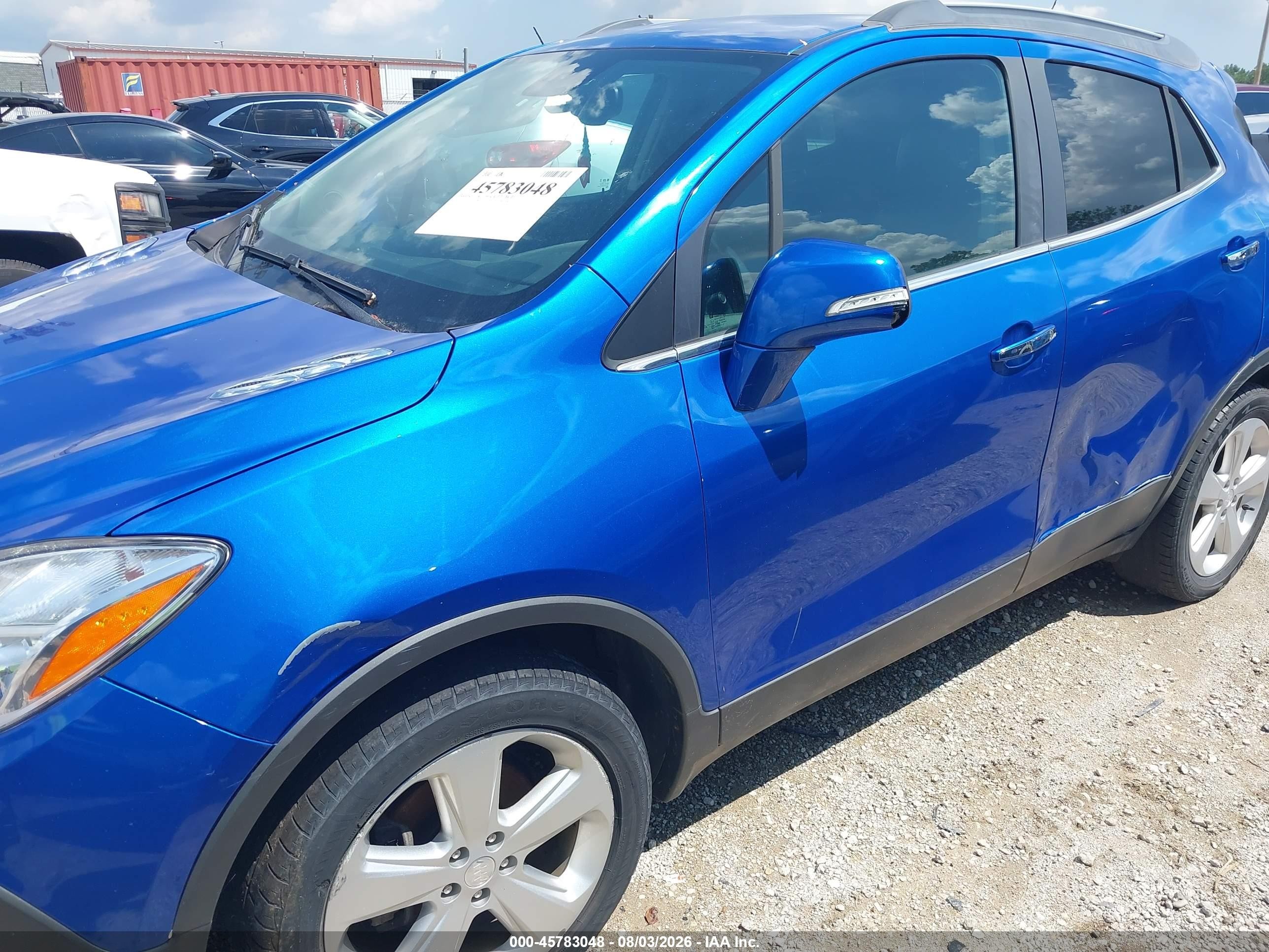 2015 Buick Encore Convenience Blue vin: KL4CJBSB0FB172945