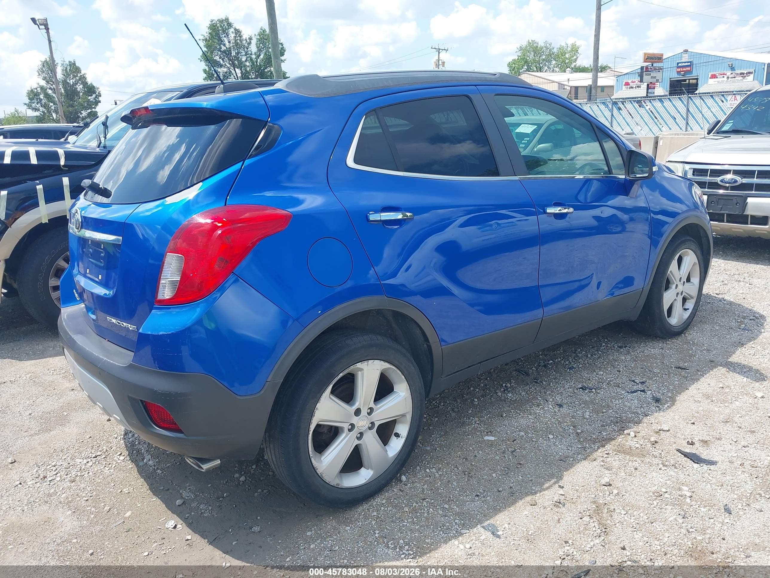 2015 Buick Encore Convenience Blue vin: KL4CJBSB0FB172945