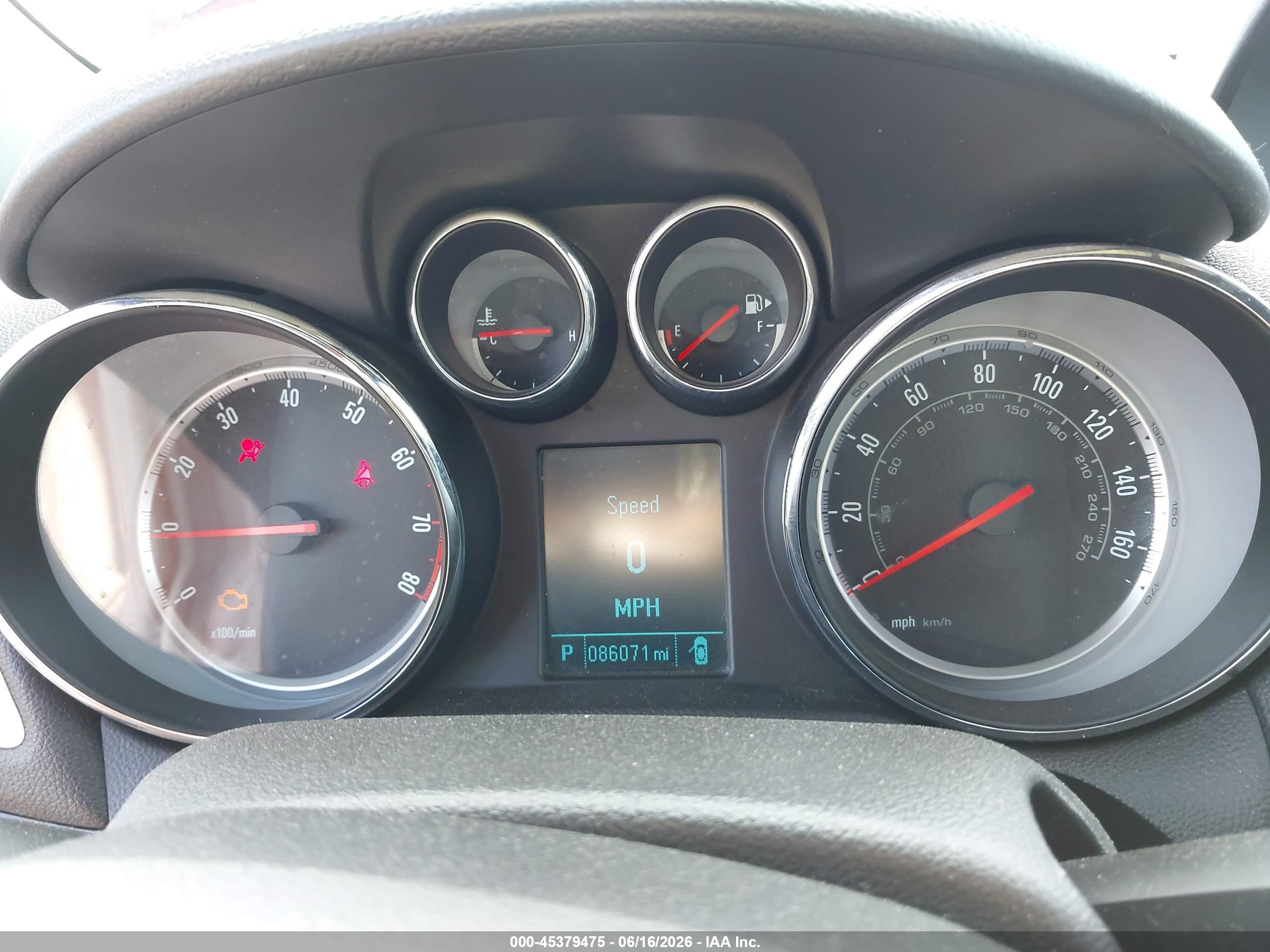 2015 Buick Encore Convenience Красный vin: KL4CJBSB0FB244453