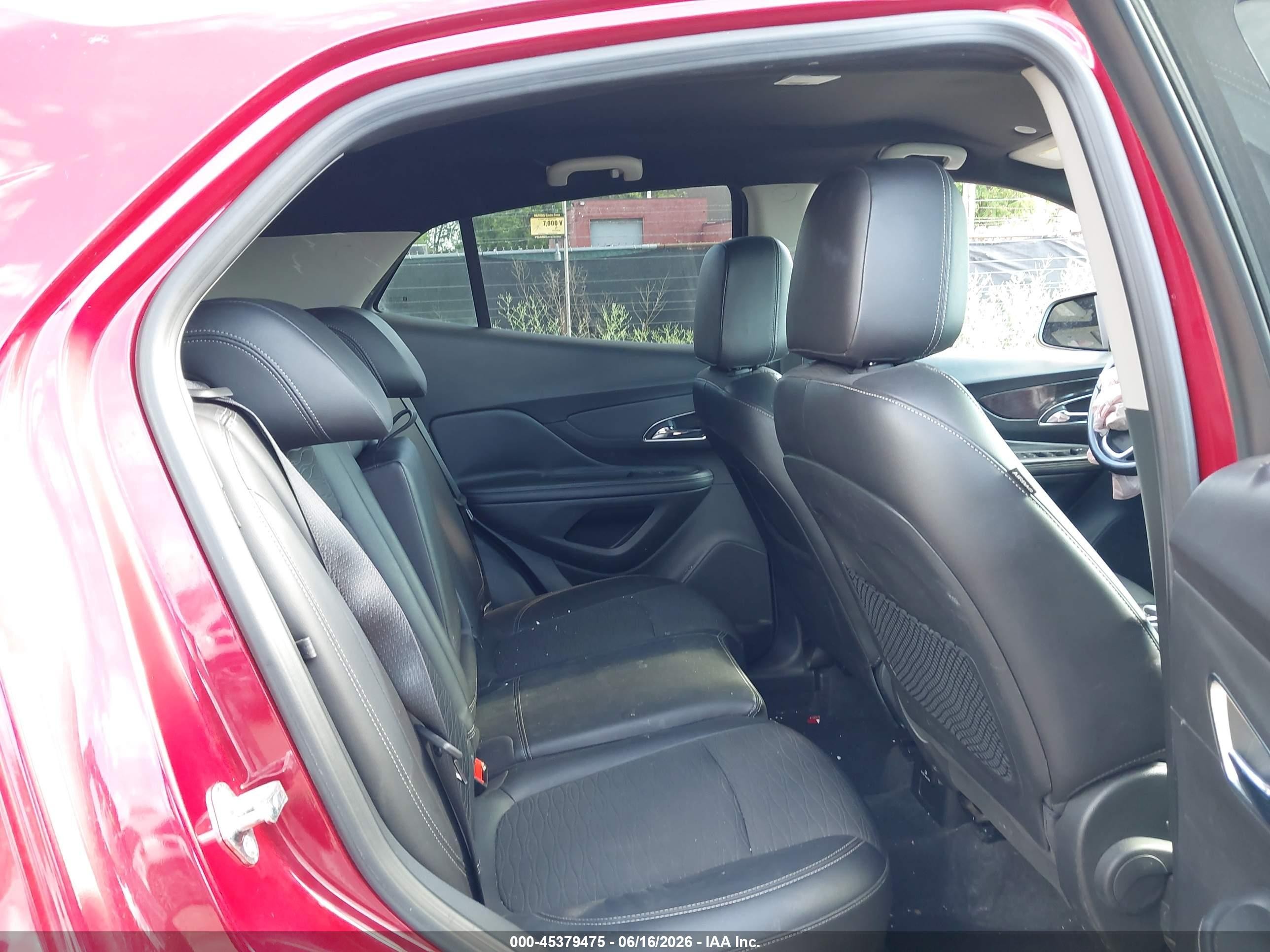 2015 Buick Encore Convenience Красный vin: KL4CJBSB0FB244453