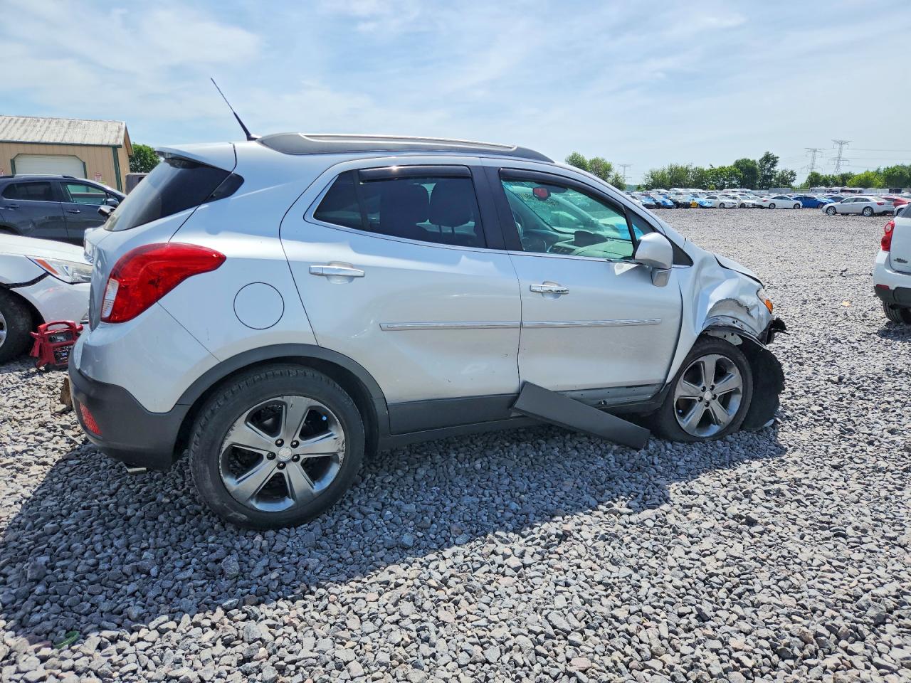 2013 Buick Encore Convenience Silver vin: KL4CJBSB1DB131625