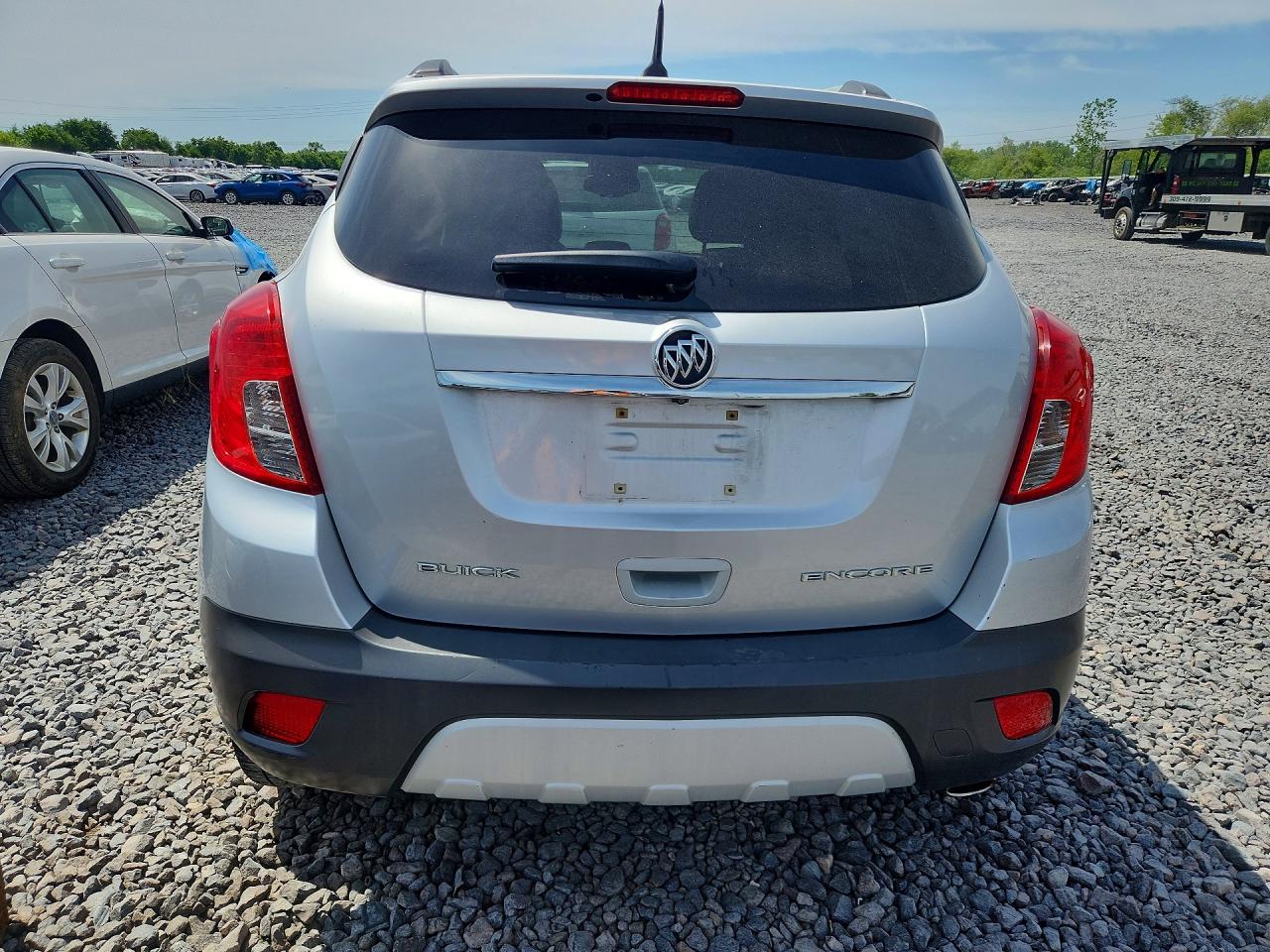 2013 Buick Encore Convenience Silver vin: KL4CJBSB1DB131625
