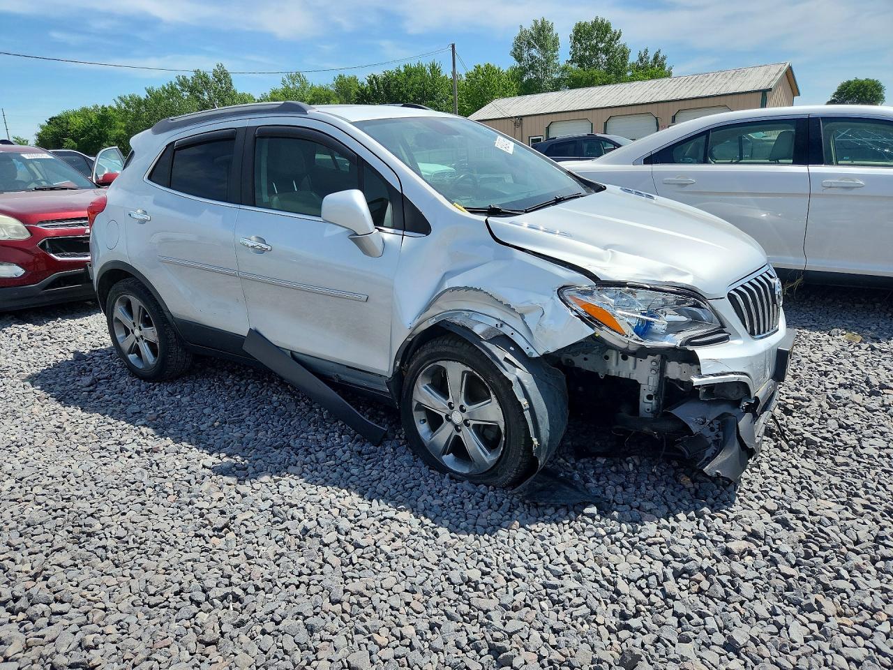 2013 Buick Encore Convenience Silver vin: KL4CJBSB1DB131625