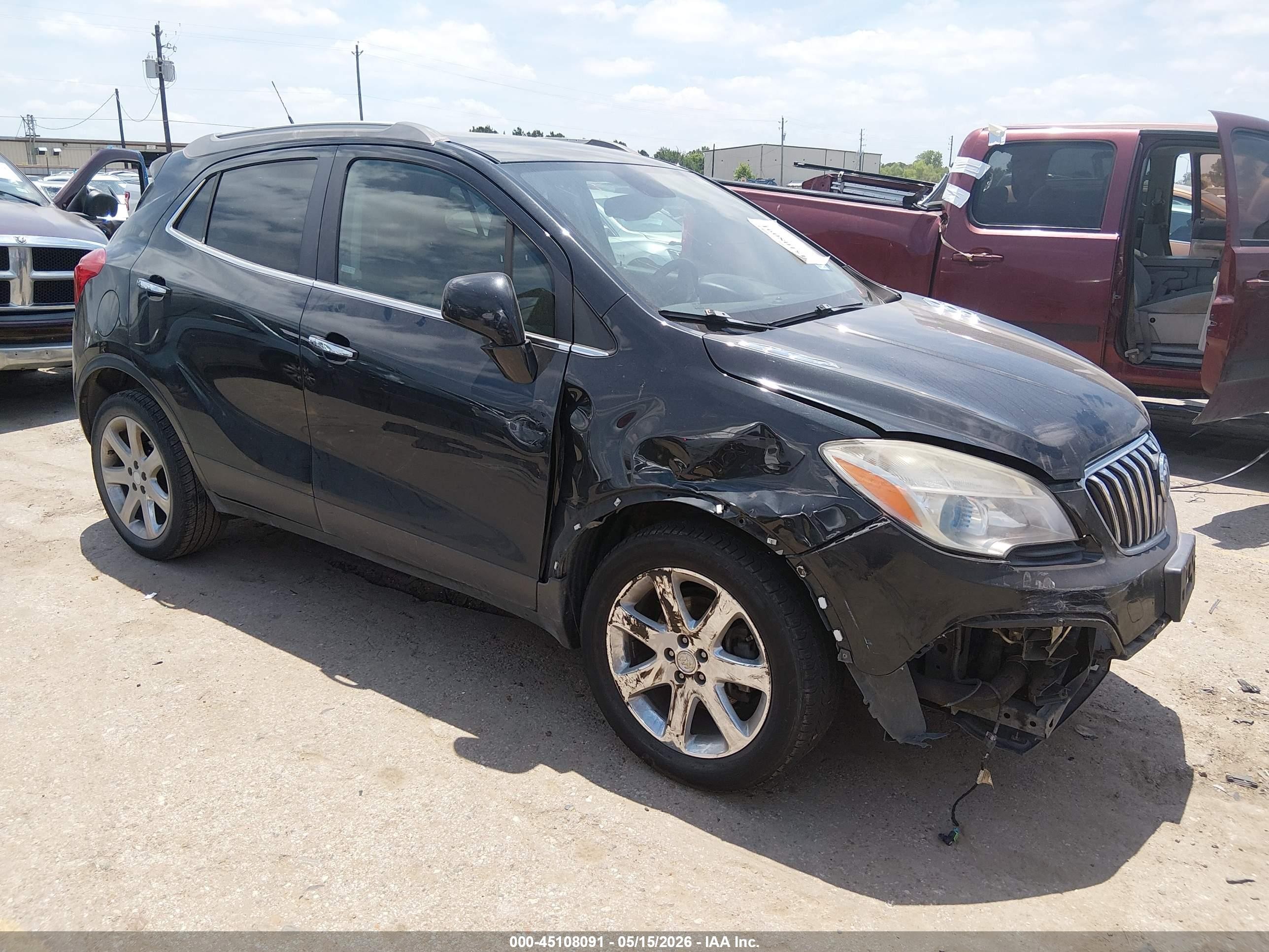 2013 Buick Encore Convenience Black vin: KL4CJBSB1DB193882