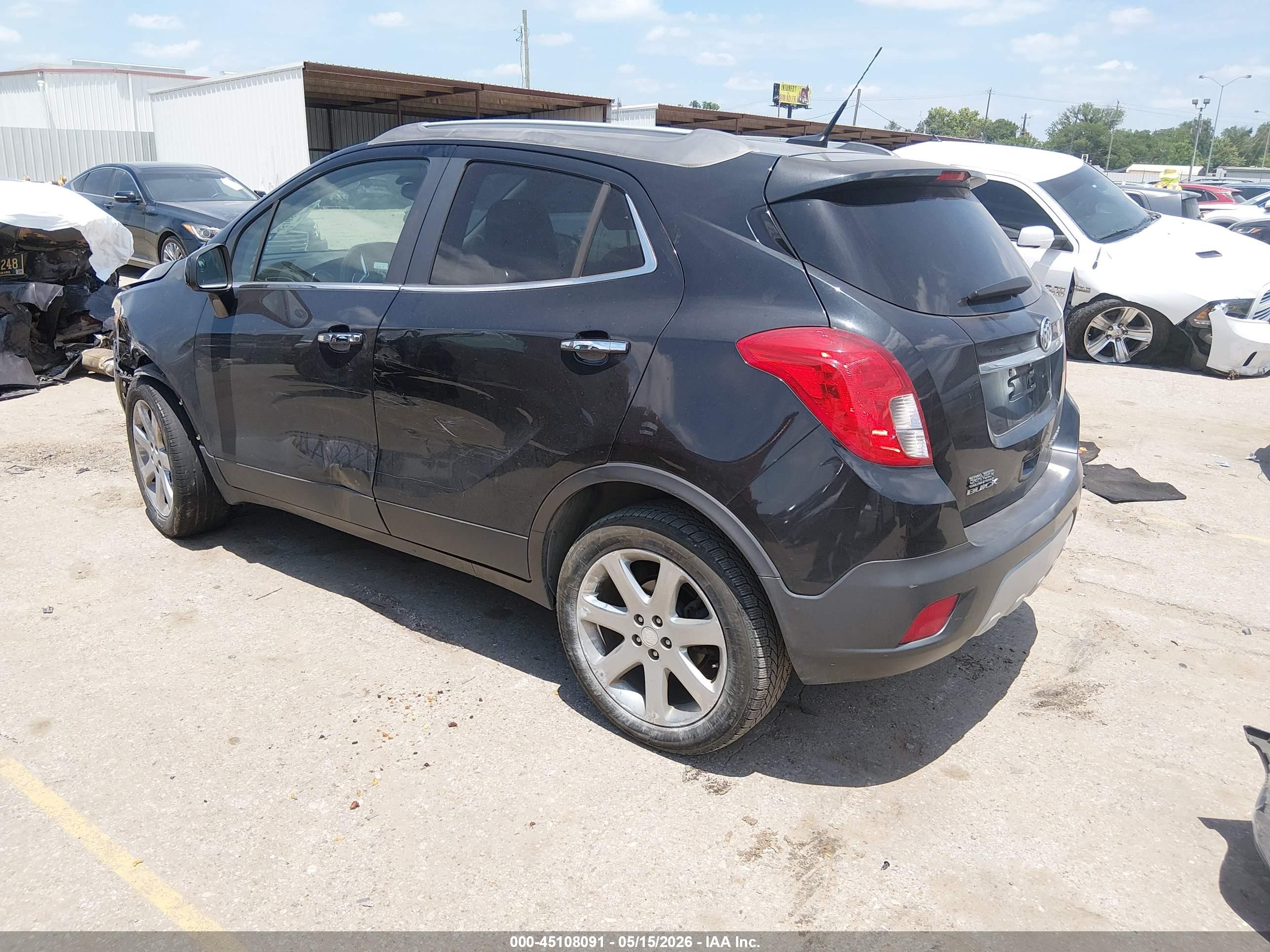 2013 Buick Encore Convenience Black vin: KL4CJBSB1DB193882