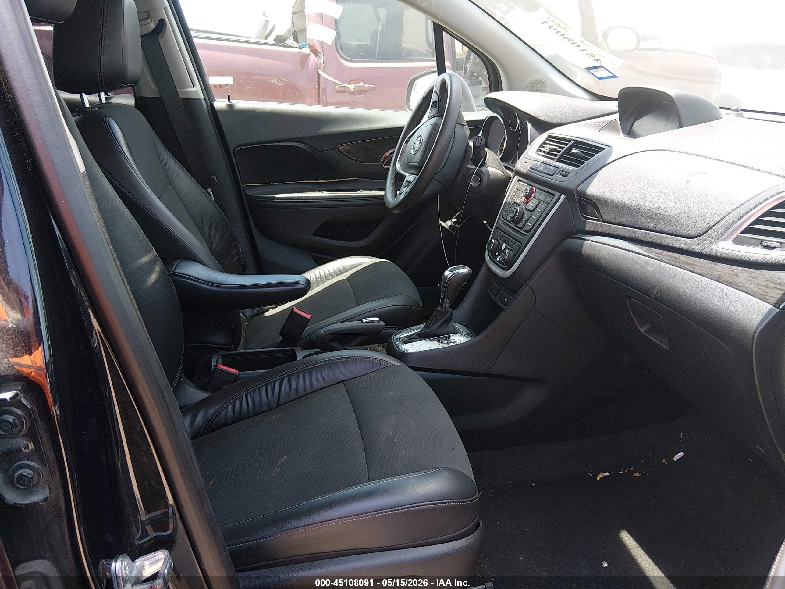 2013 Buick Encore Convenience Black vin: KL4CJBSB1DB193882