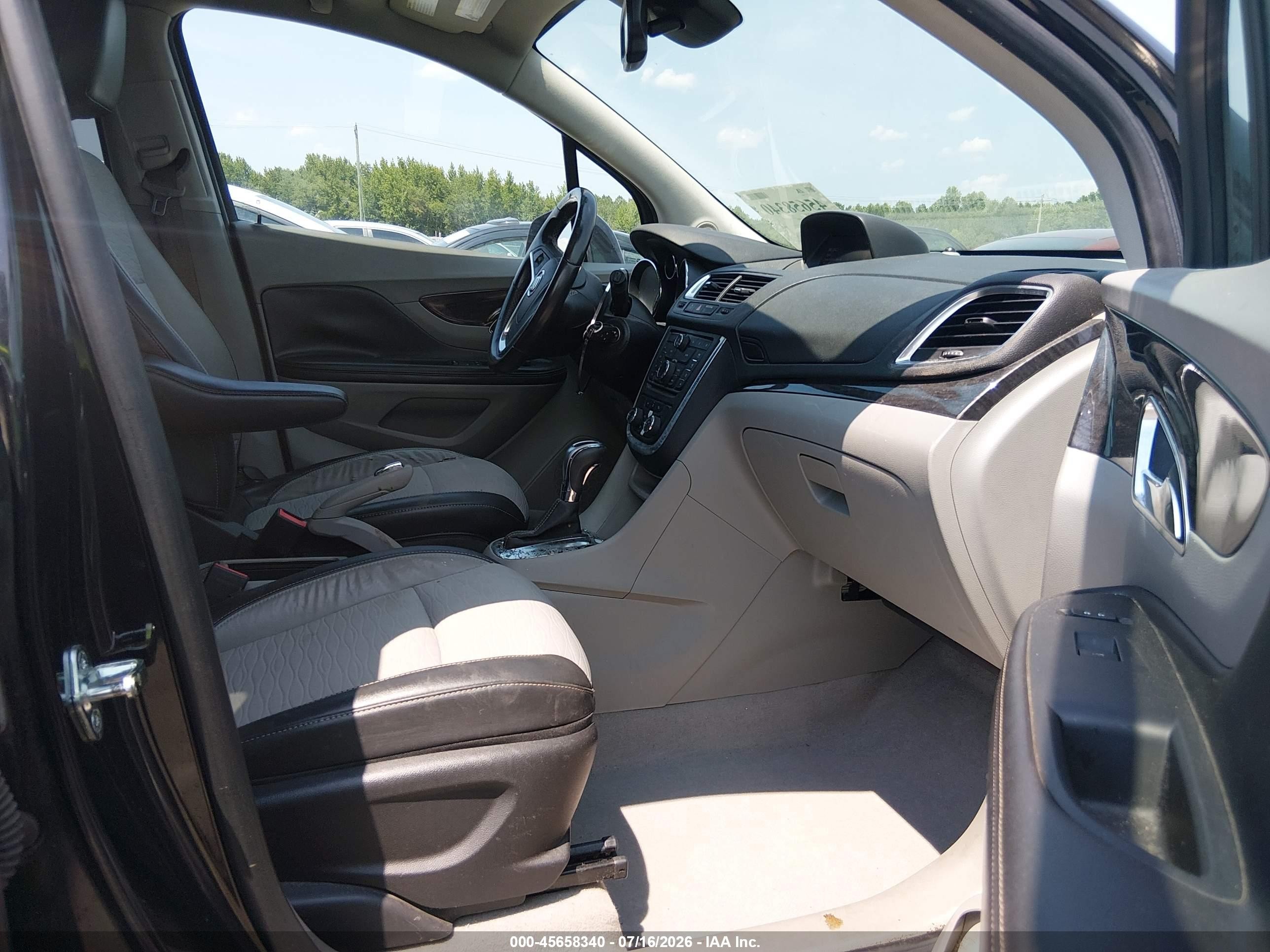 2015 Buick Encore Convenience Black vin: KL4CJBSB1FB147861