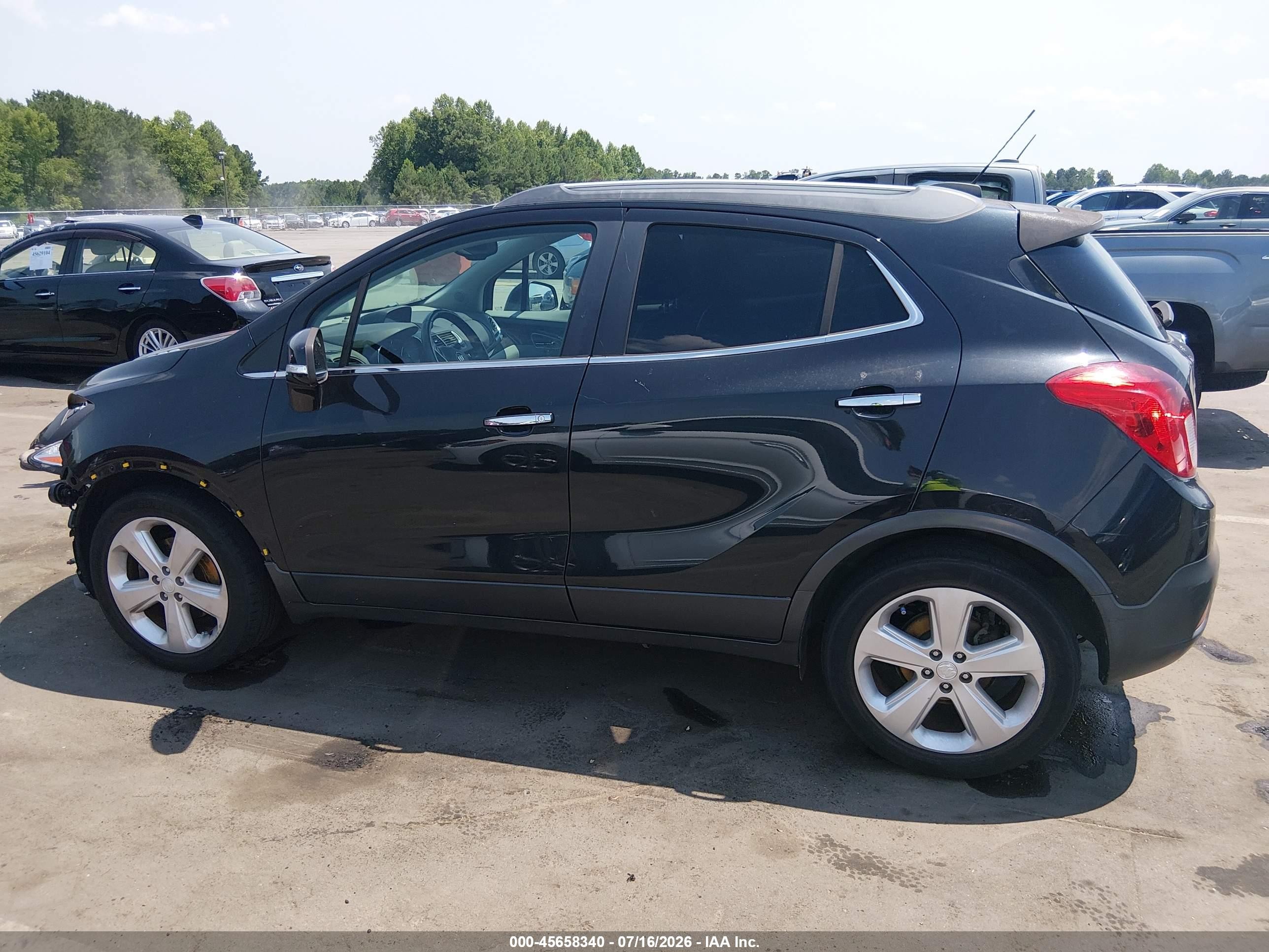 2015 Buick Encore Convenience Black vin: KL4CJBSB1FB147861