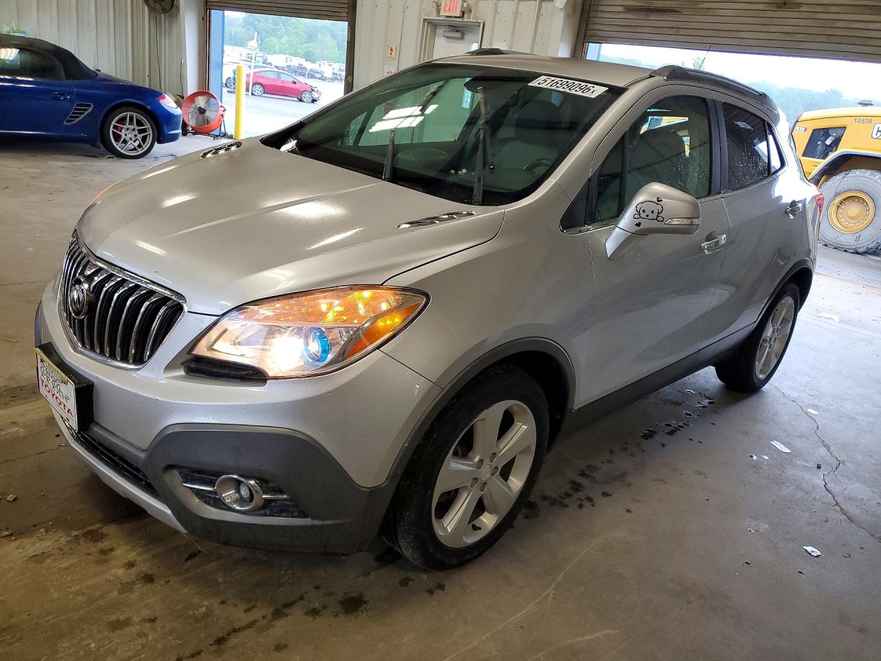 2015 Buick Encore Convenience Silver vin: KL4CJBSB1FB152364