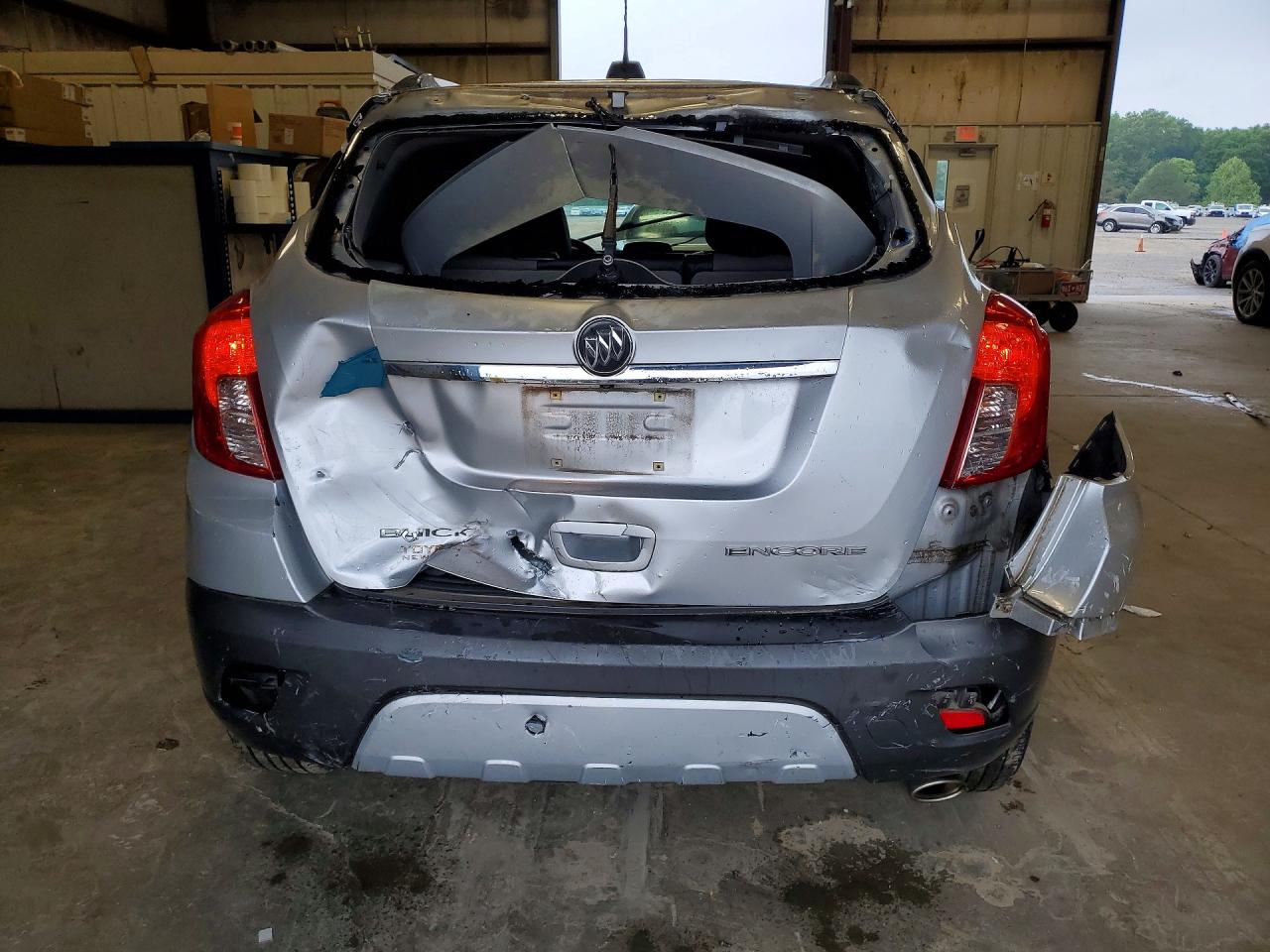 2015 Buick Encore Convenience Silver vin: KL4CJBSB1FB152364
