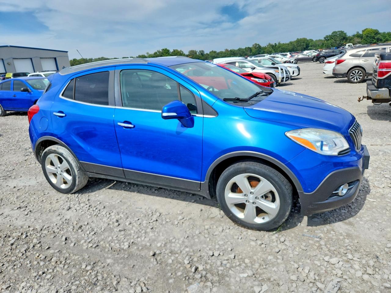 2015 Buick Encore Convenience Blue vin: KL4CJBSB1FB164210