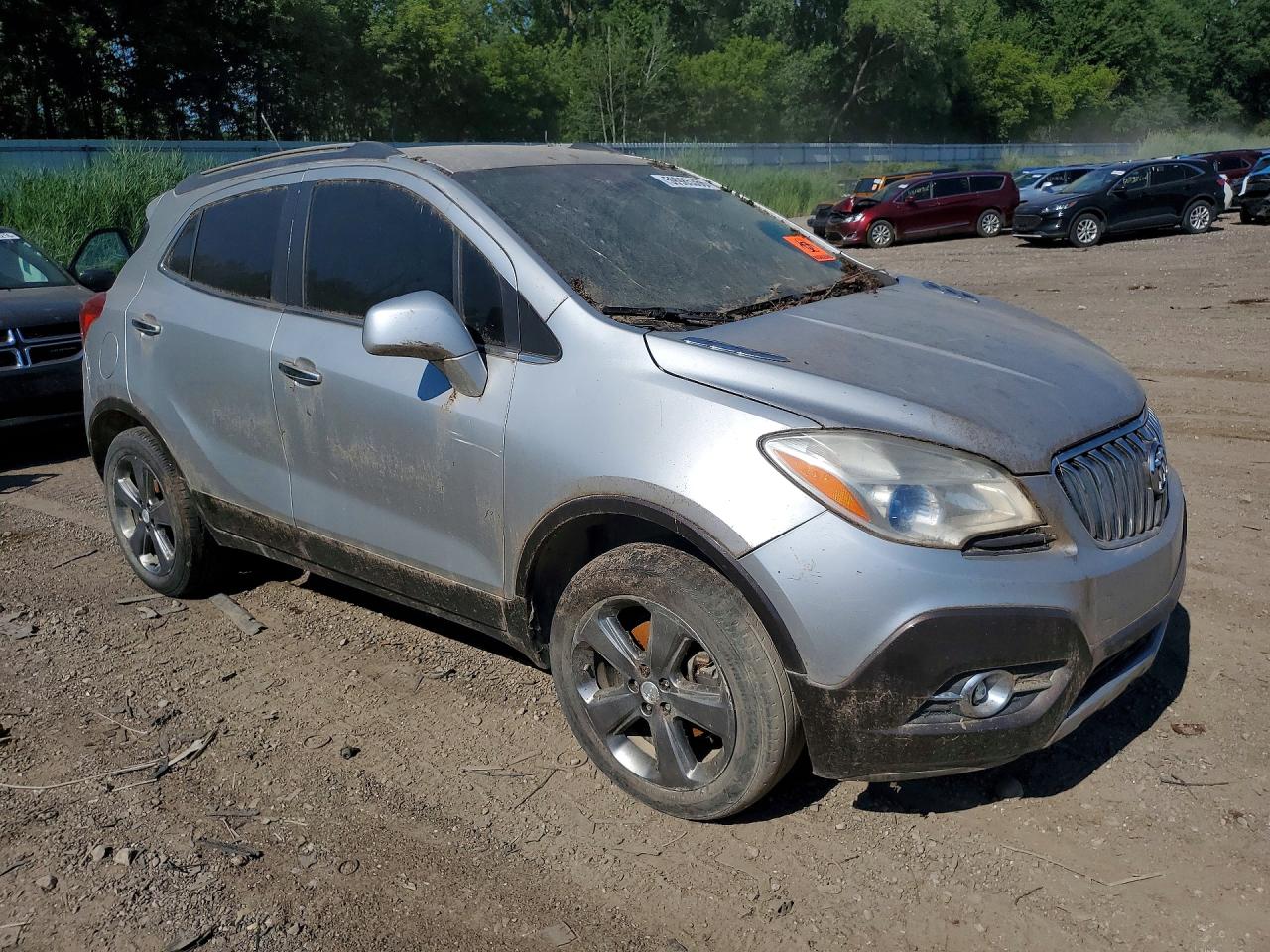 2013 Buick Encore Convenience Серебряный vin: KL4CJBSB2DB072231