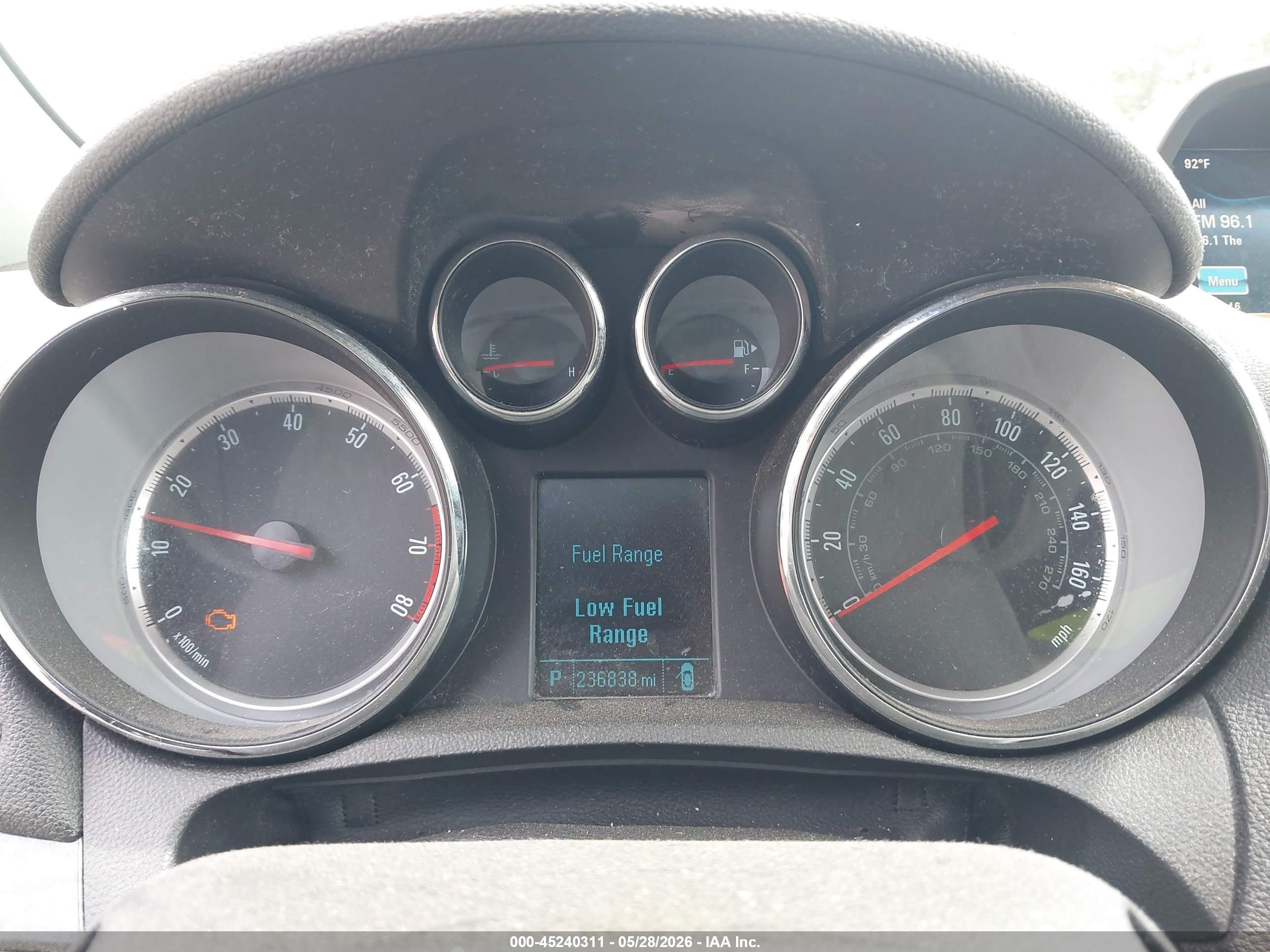 2013 Buick Encore Convenience Gray vin: KL4CJBSB2DB097050