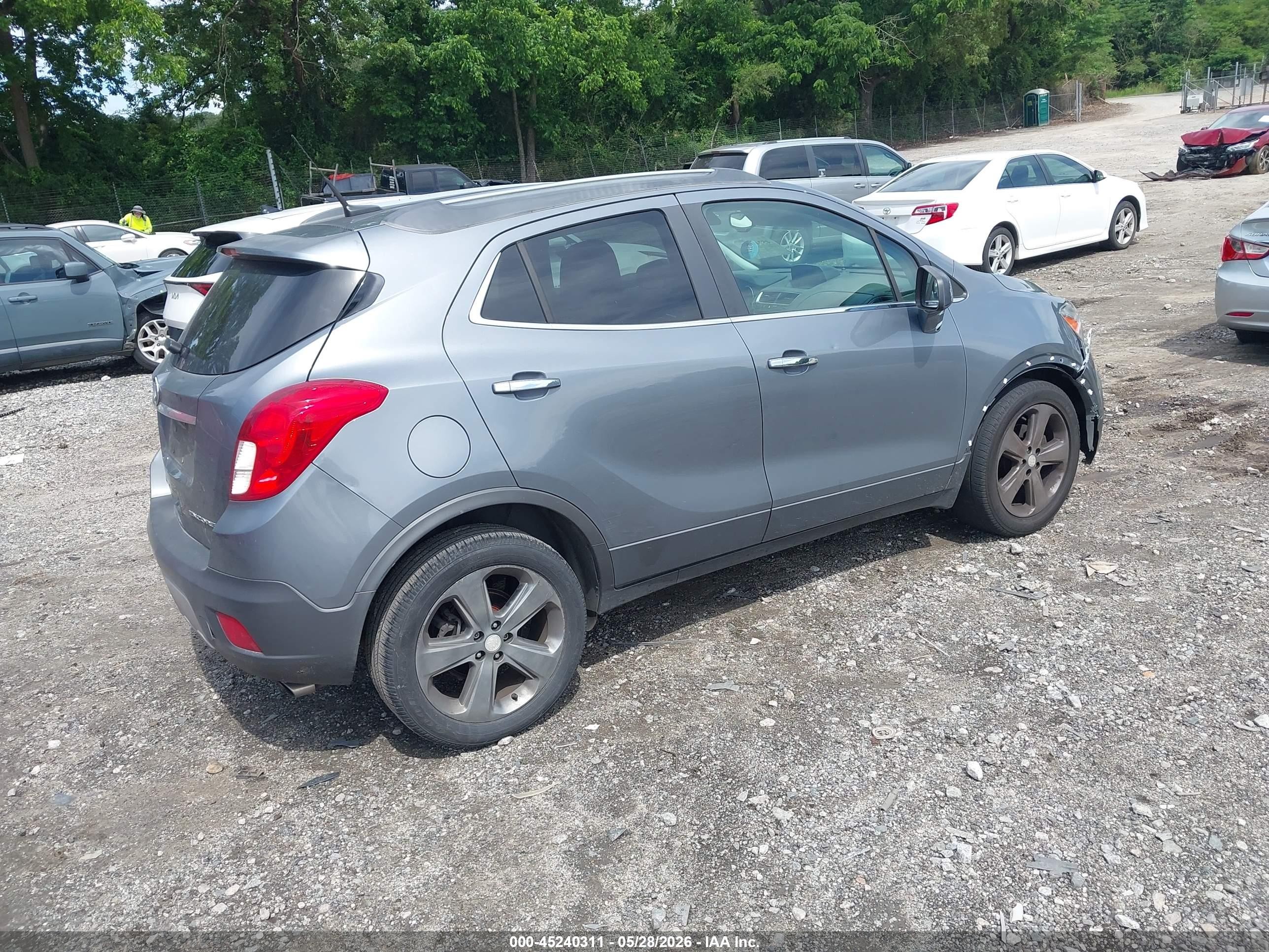2013 Buick Encore Convenience Gray vin: KL4CJBSB2DB097050