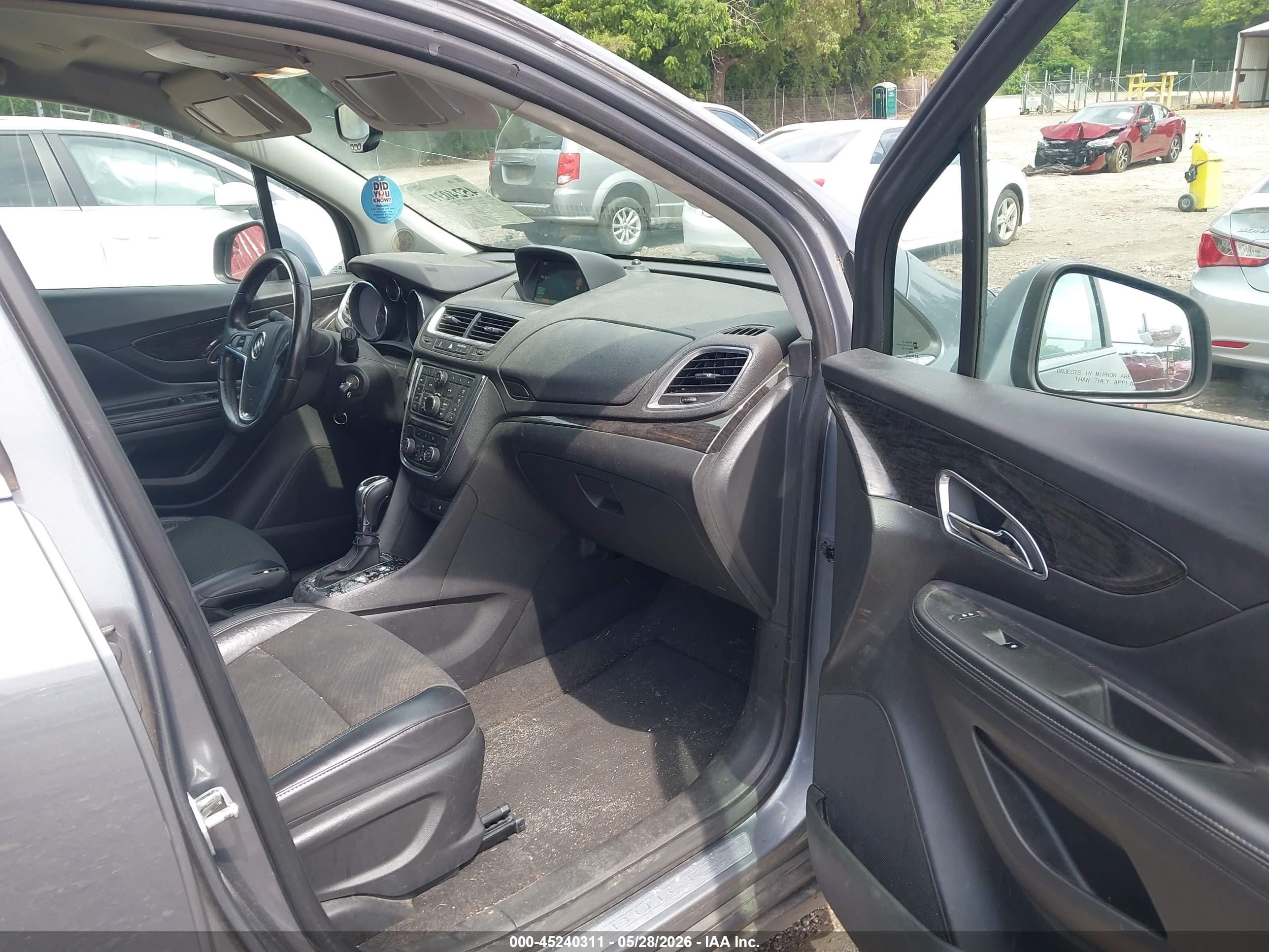 2013 Buick Encore Convenience Gray vin: KL4CJBSB2DB097050