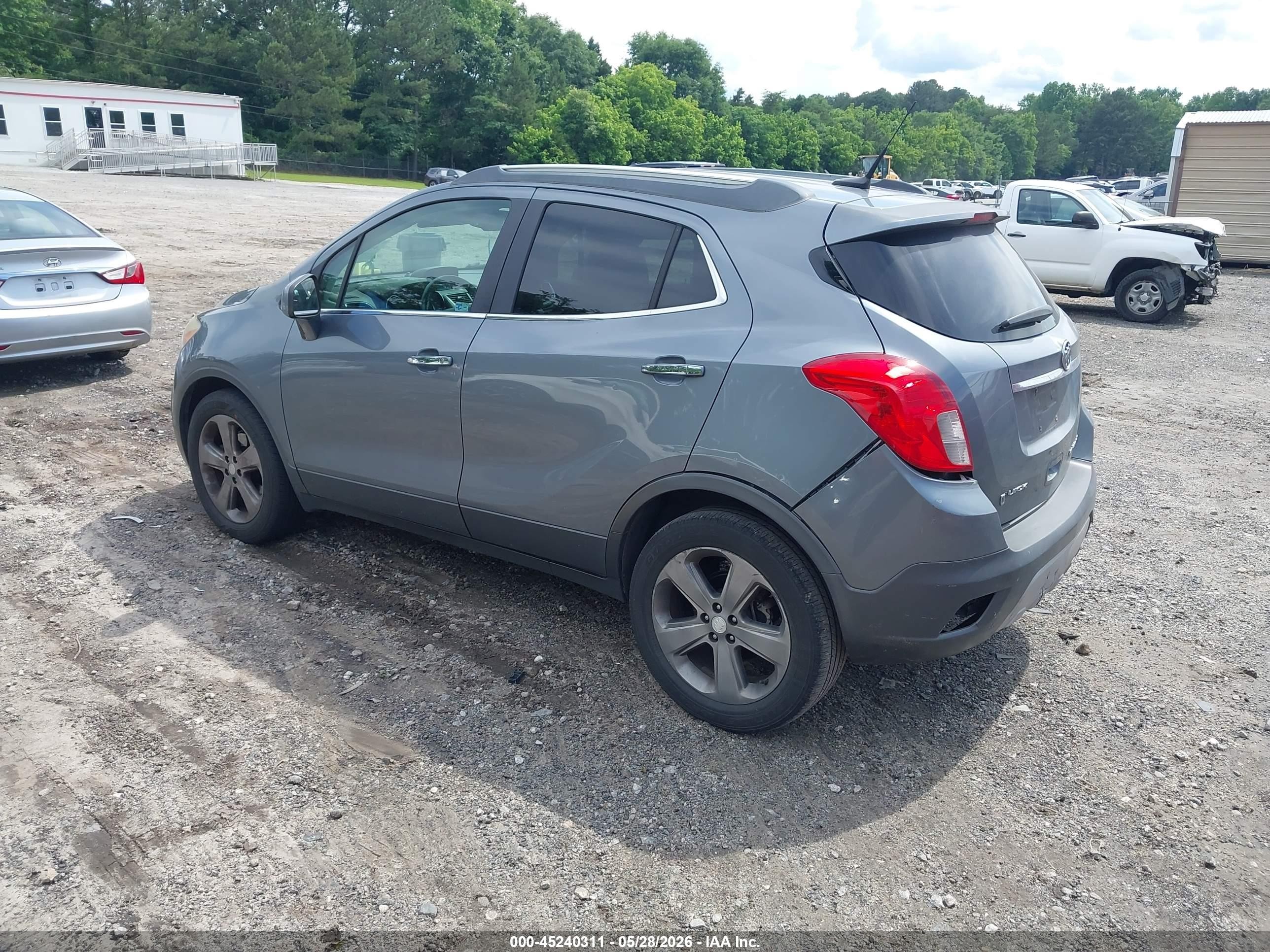 2013 Buick Encore Convenience Gray vin: KL4CJBSB2DB097050