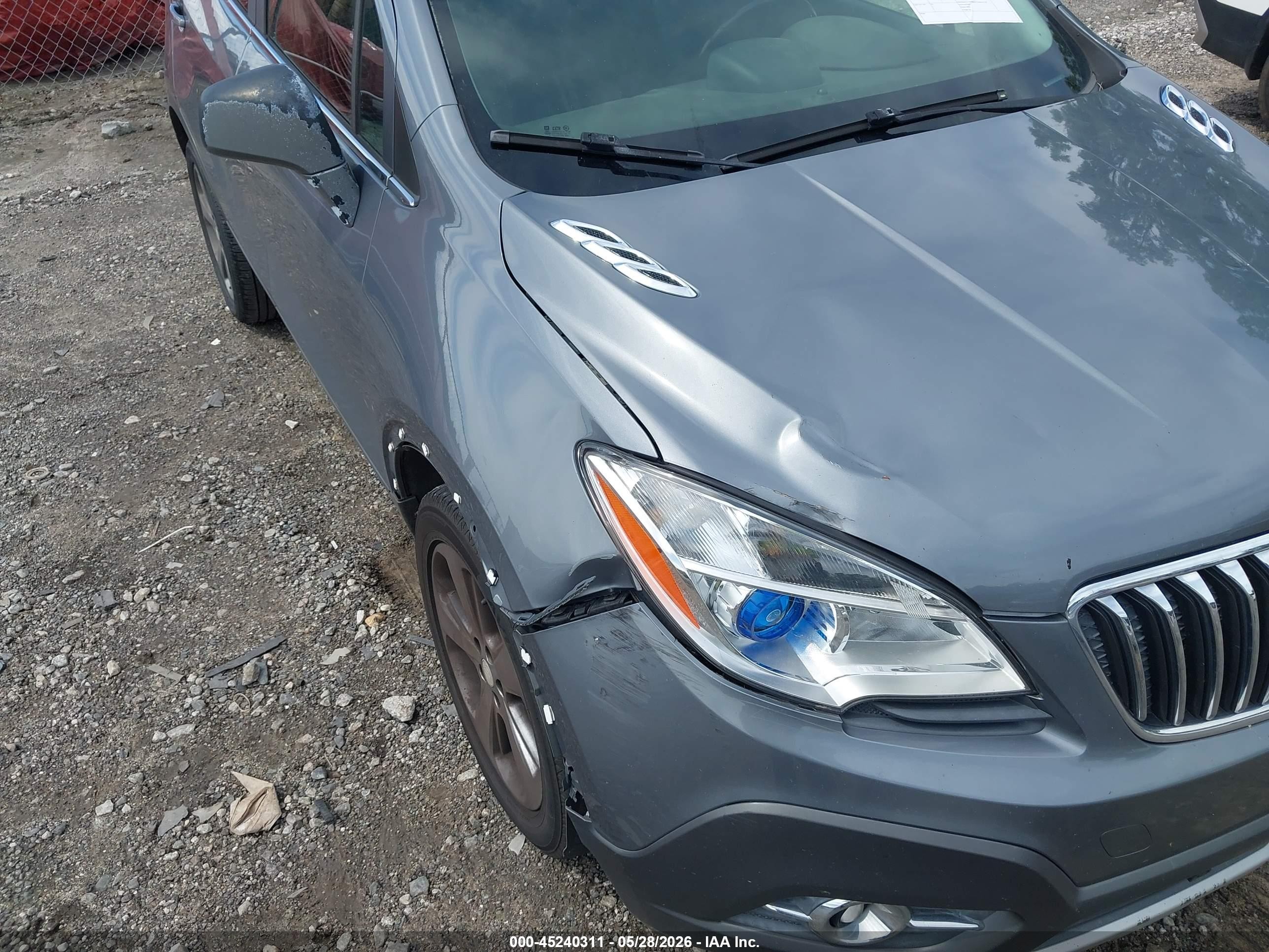 2013 Buick Encore Convenience Gray vin: KL4CJBSB2DB097050