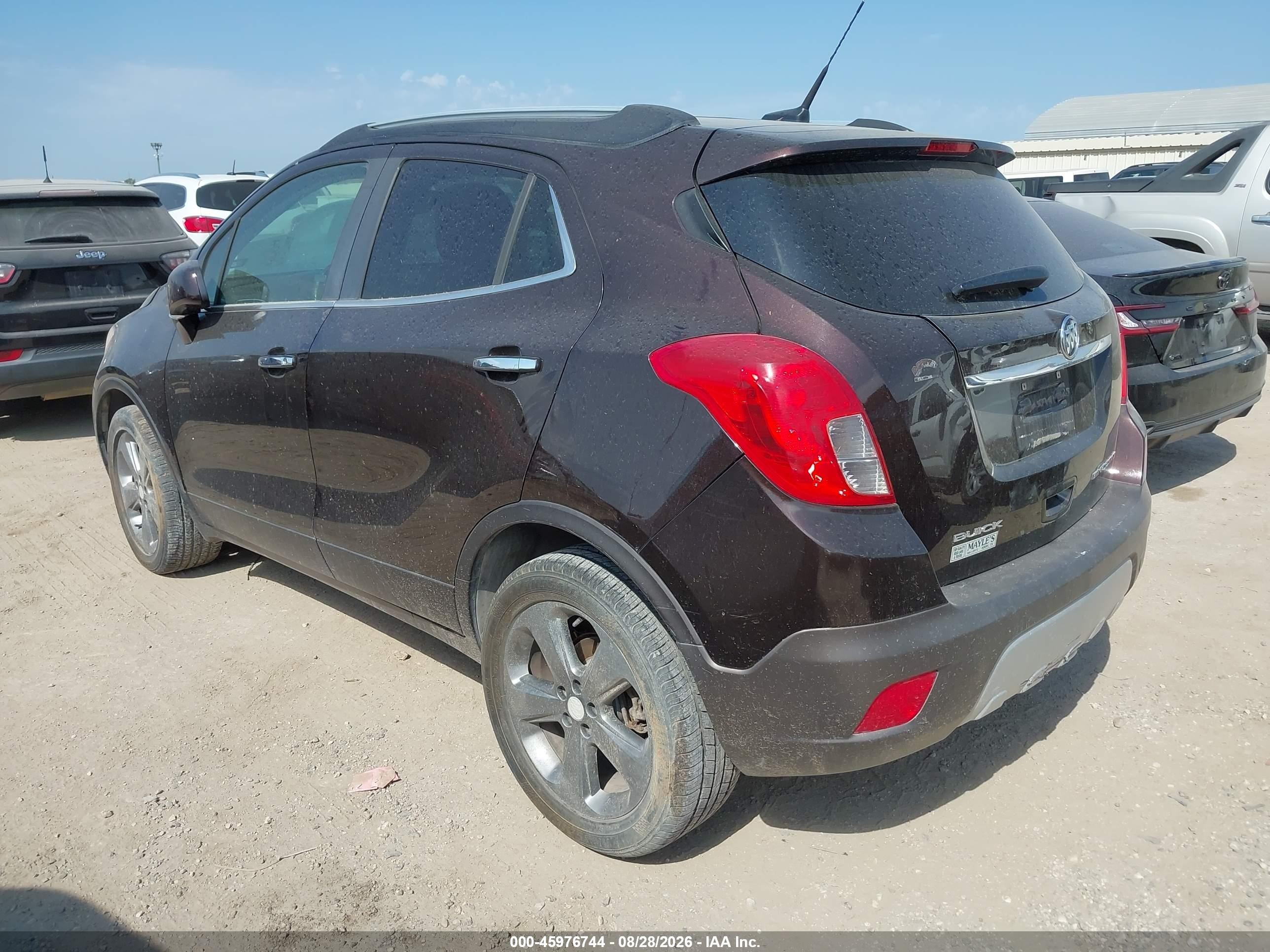2013 Buick Encore Convenience Brown vin: KL4CJBSB2DB193759