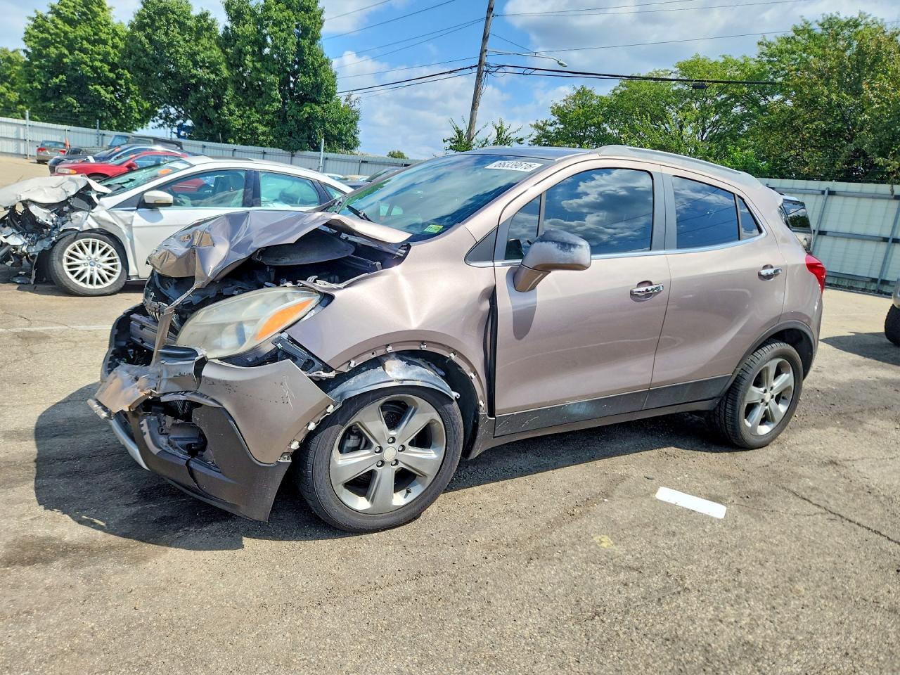 2013 Buick Encore Convenience Brown vin: KL4CJBSB2DB193938